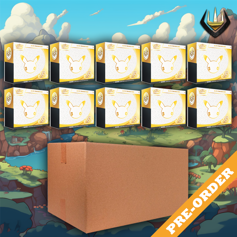30th Celebration Pokemon ETB Elite Trainer Box Case [10 Boxes] [Pre-Order 16/9]