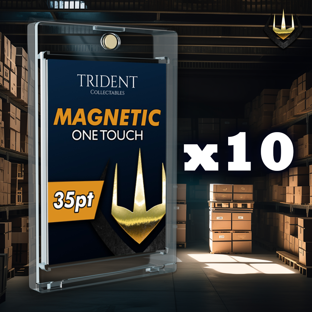 Trident One-Touch 35pt Magnetic Card Display Holder Protector [10 Pack]
