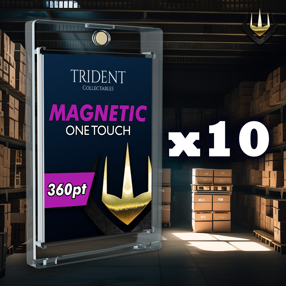 Trident One-Touch 360pt Magnetic Card Display Holder Protector [10 Pack]