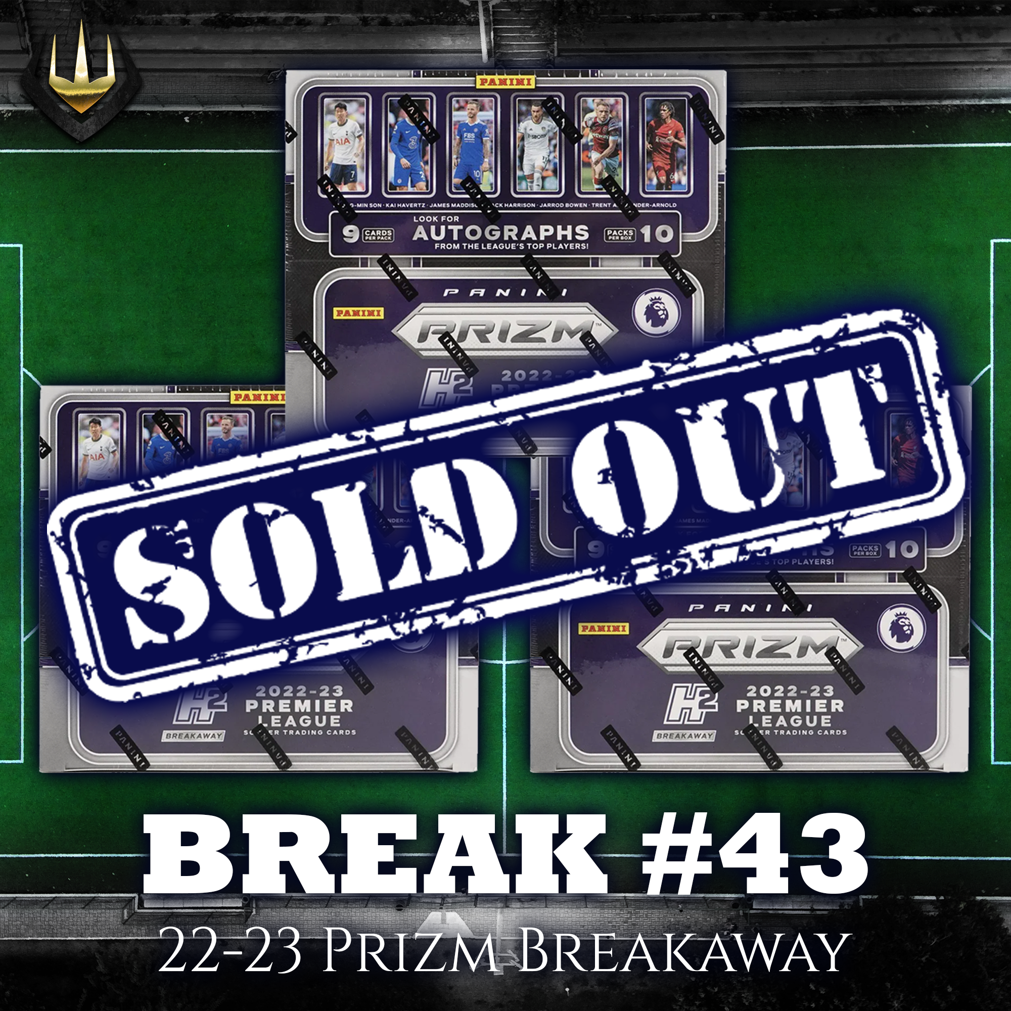 Break #43 2022-23 EPL Prizm Breakaway x3 [Pick Your Team]