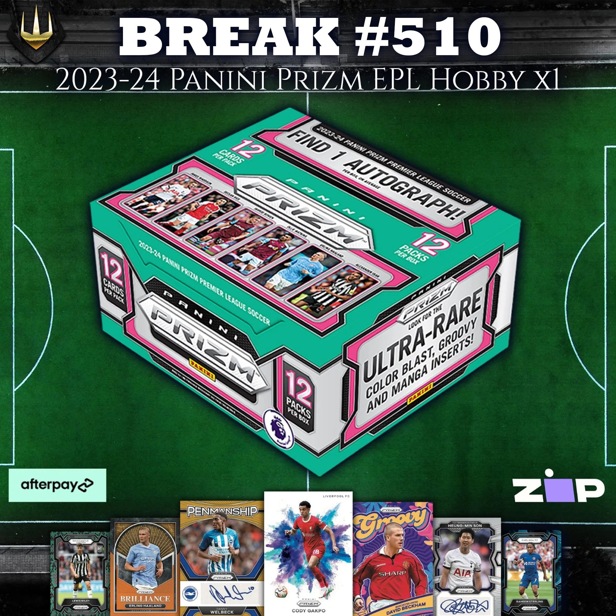 #510 2023-24 Panini Prizm Premier League Hobby Box x1 [Pick Your Team]