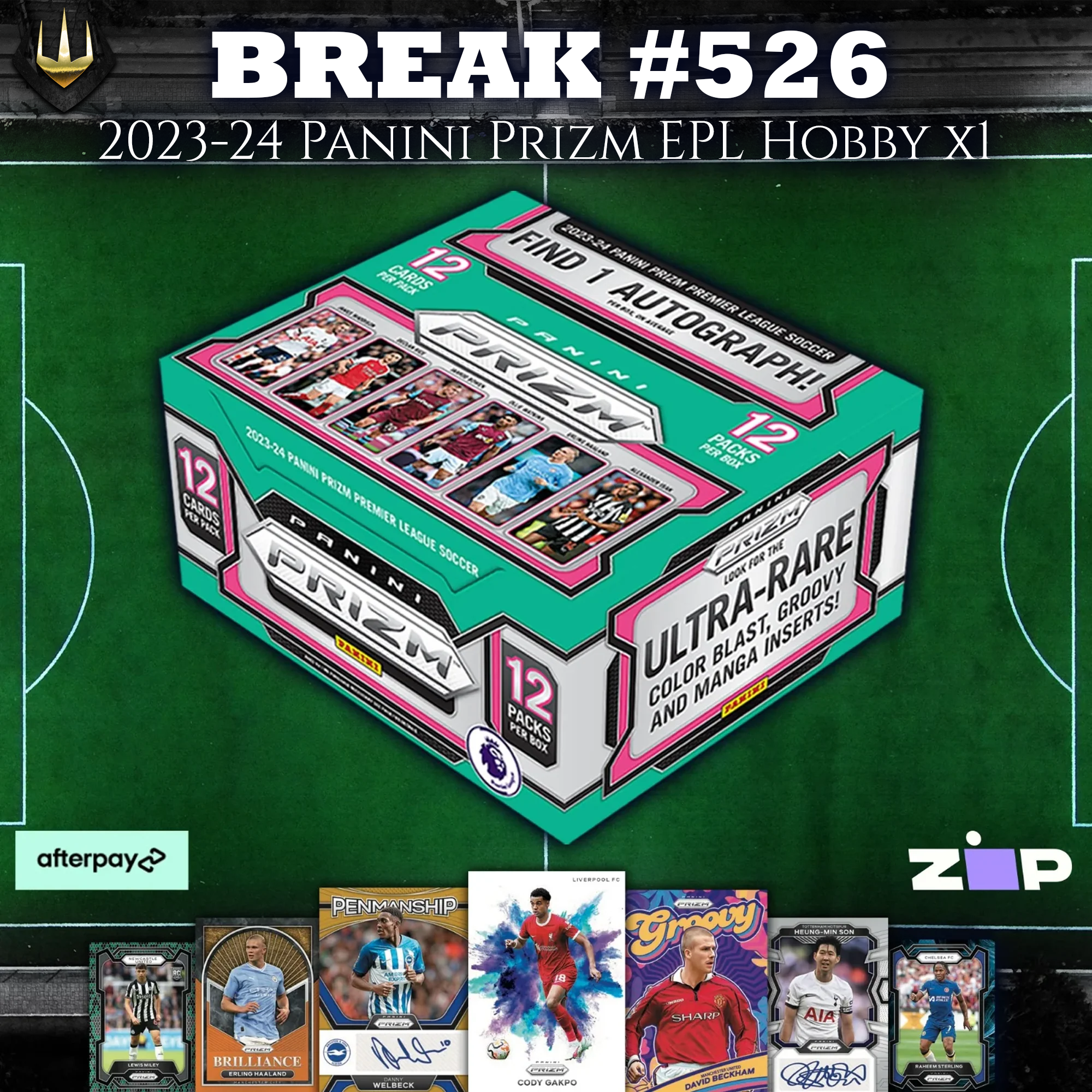 #526 2023-24 Panini Prizm Premier League Hobby Box x1 [Pick Your Team]