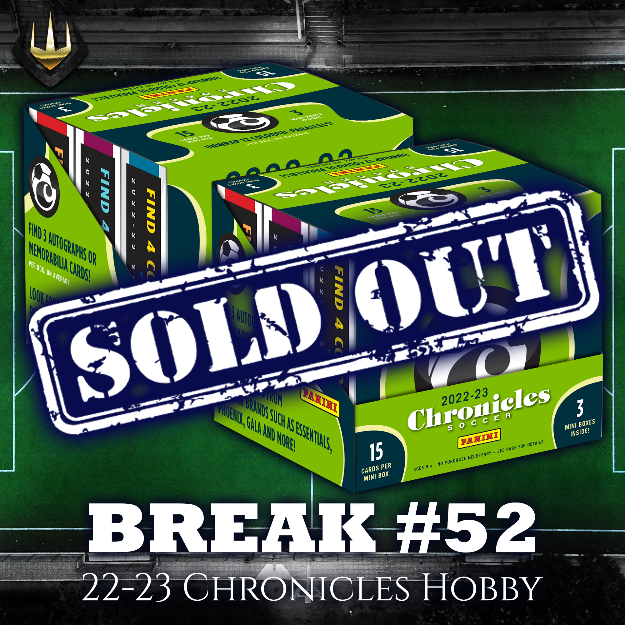 Break #52 22-23 Panini Chronicles Soccer Hobby x2 [Random Teams, 3 Per Spot]