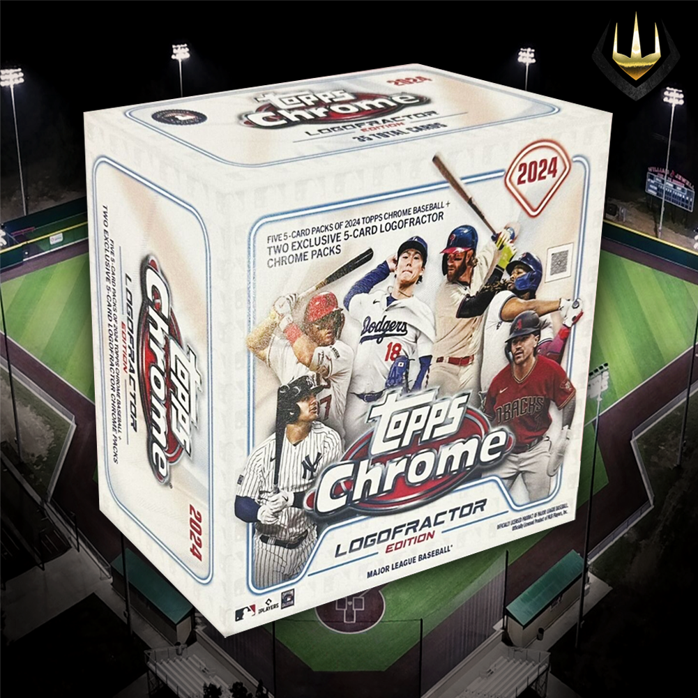 2024 Topps Chrome Logofractor MLB Baseball Hobby Box