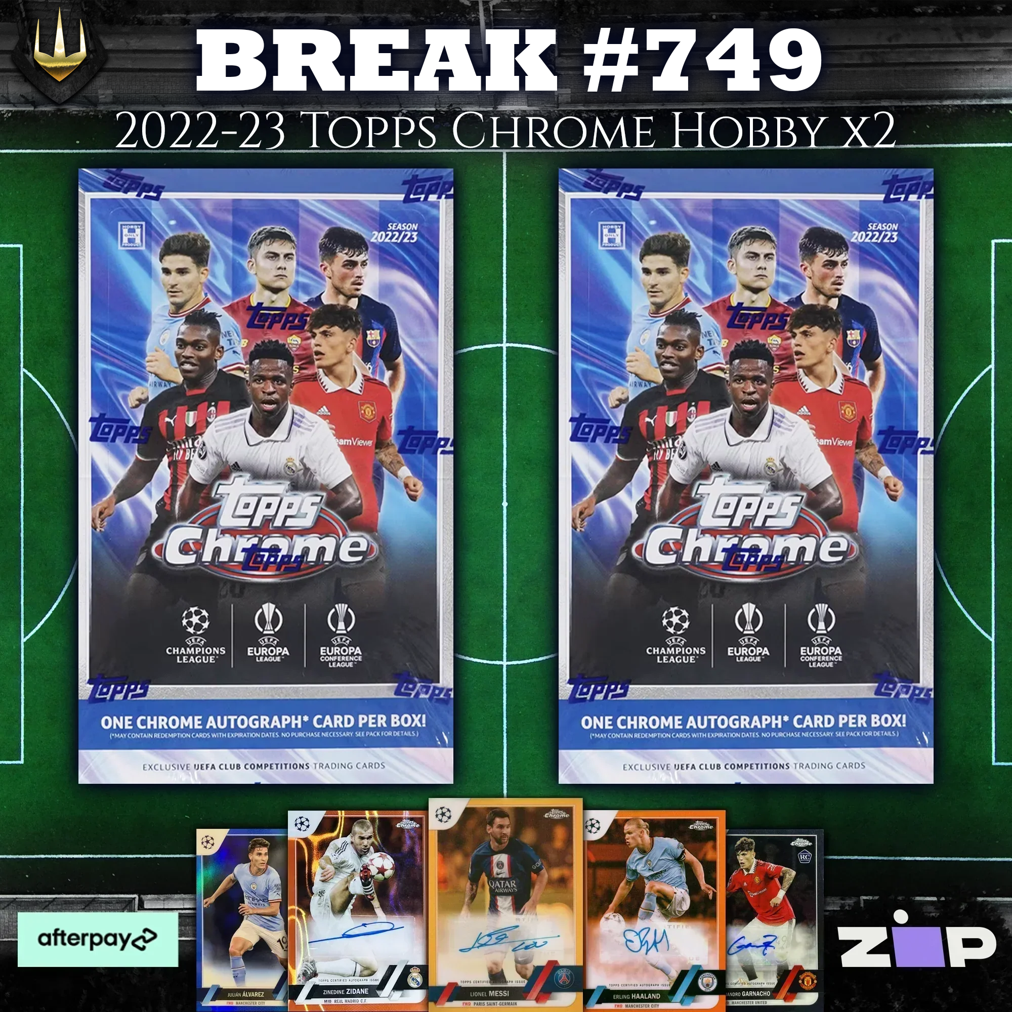 #749 2022-23 Topps UEFA Chrome Hobby x2 [Pick Your Team/Pick Your Player]