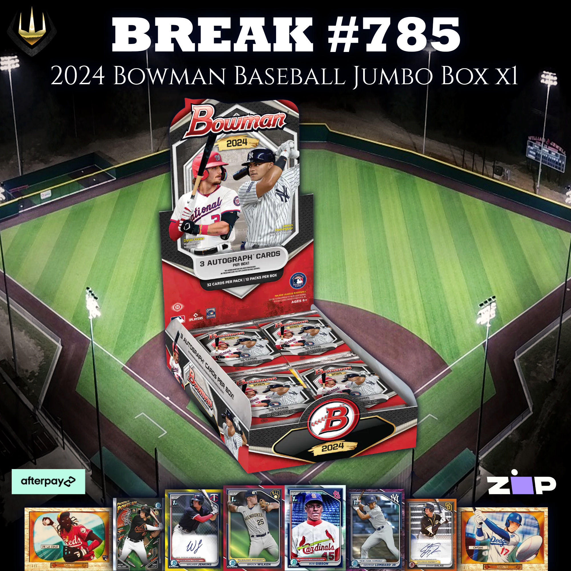 #785 2024 Bowman Baseball Jumbo Box x1 [Pick Your Team]