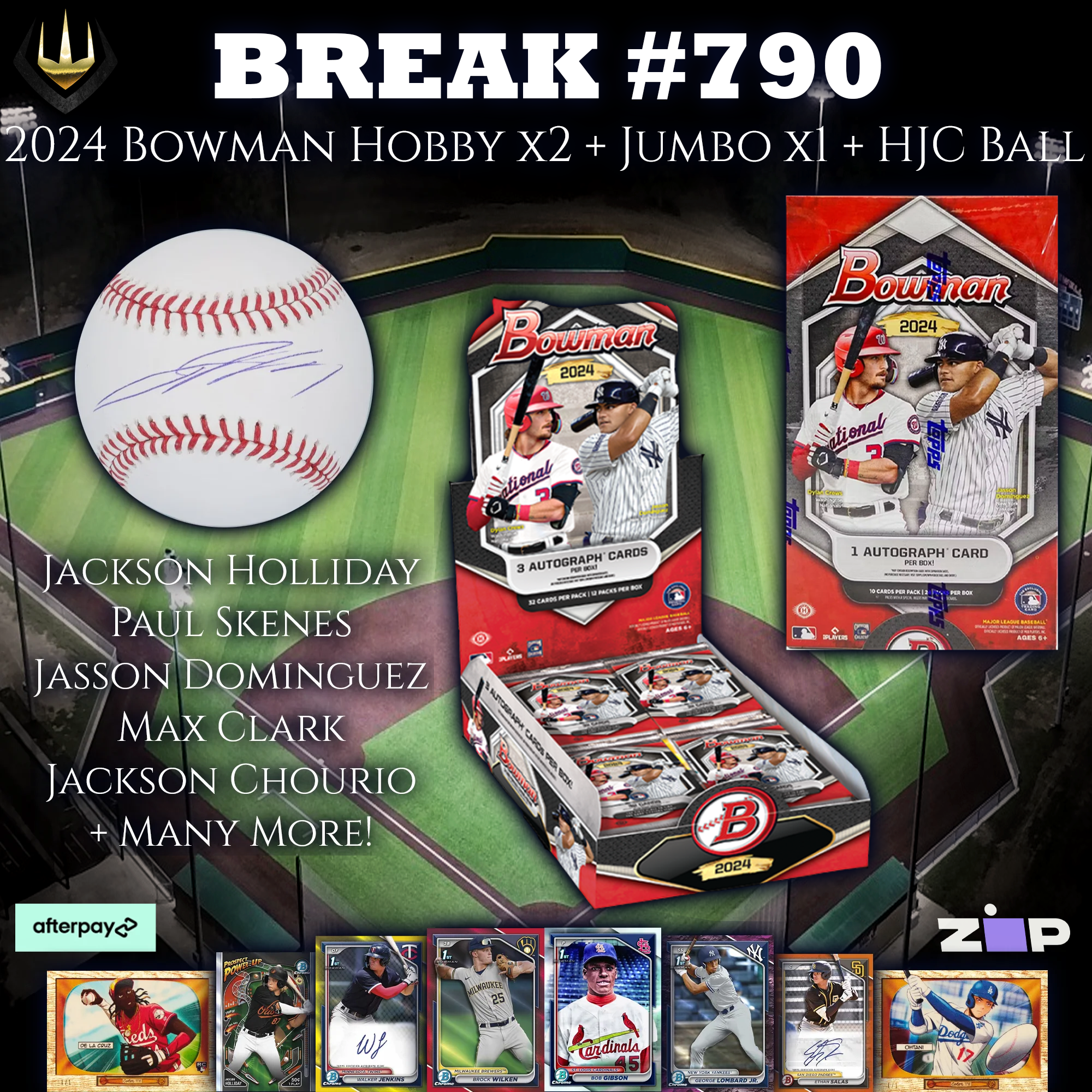 #790 2024 Bowman Baseball Jumbo Box x1 + Hobby Box x1 [Pick Your Team]