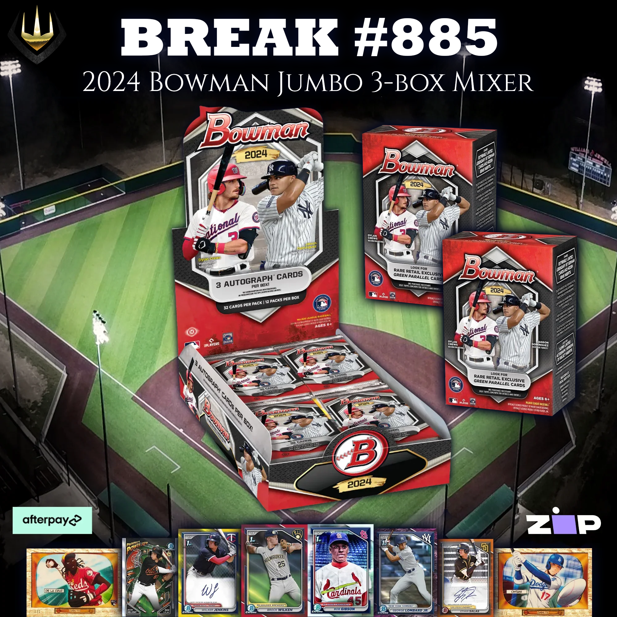 #885 2024 Bowman Baseball Jumbo Box x1 [Pick Your Team]