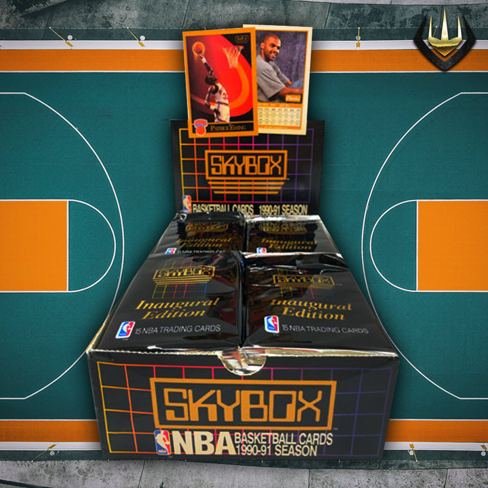 1990-91 Skybox Series 1 Basketball NBA Hobby Box