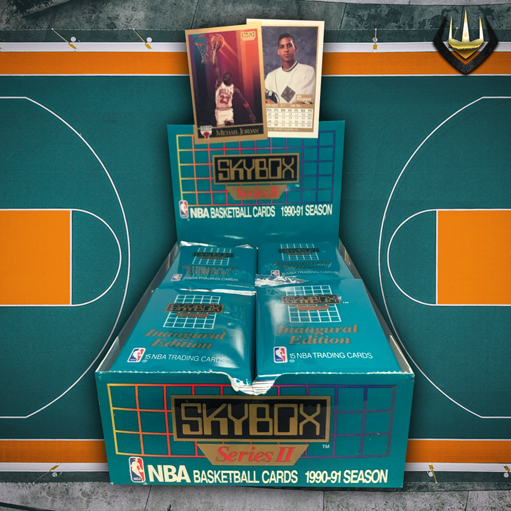 1990-91 Skybox Series 2 Basketball NBA Hobby Box