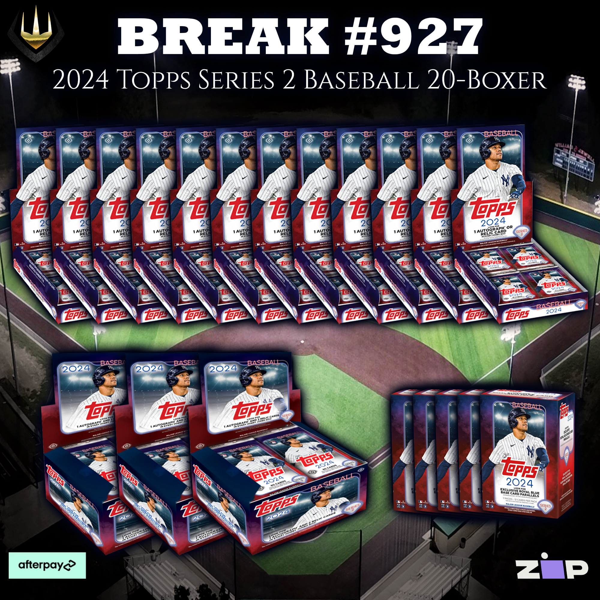 #927 2024 Topps Series 2 Baseball 20-Box Mixer! [Pick Your Team]