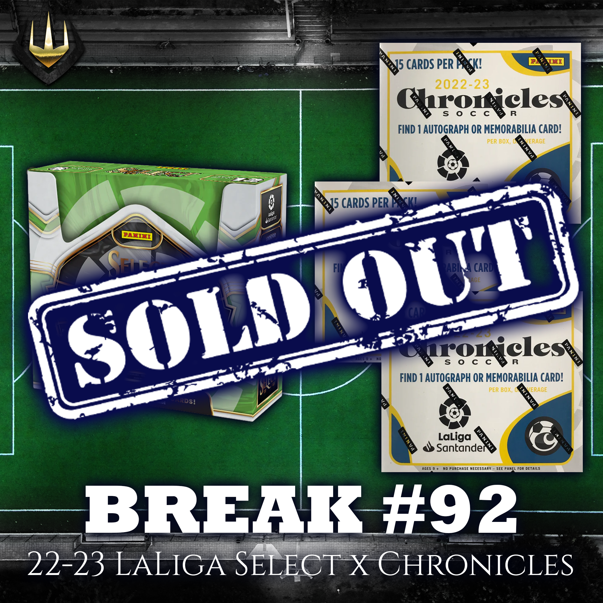 Break #92 2022-23 Panini Select LaLiga x1 Chronicles La Liga Box x3 [Pick Your Team]