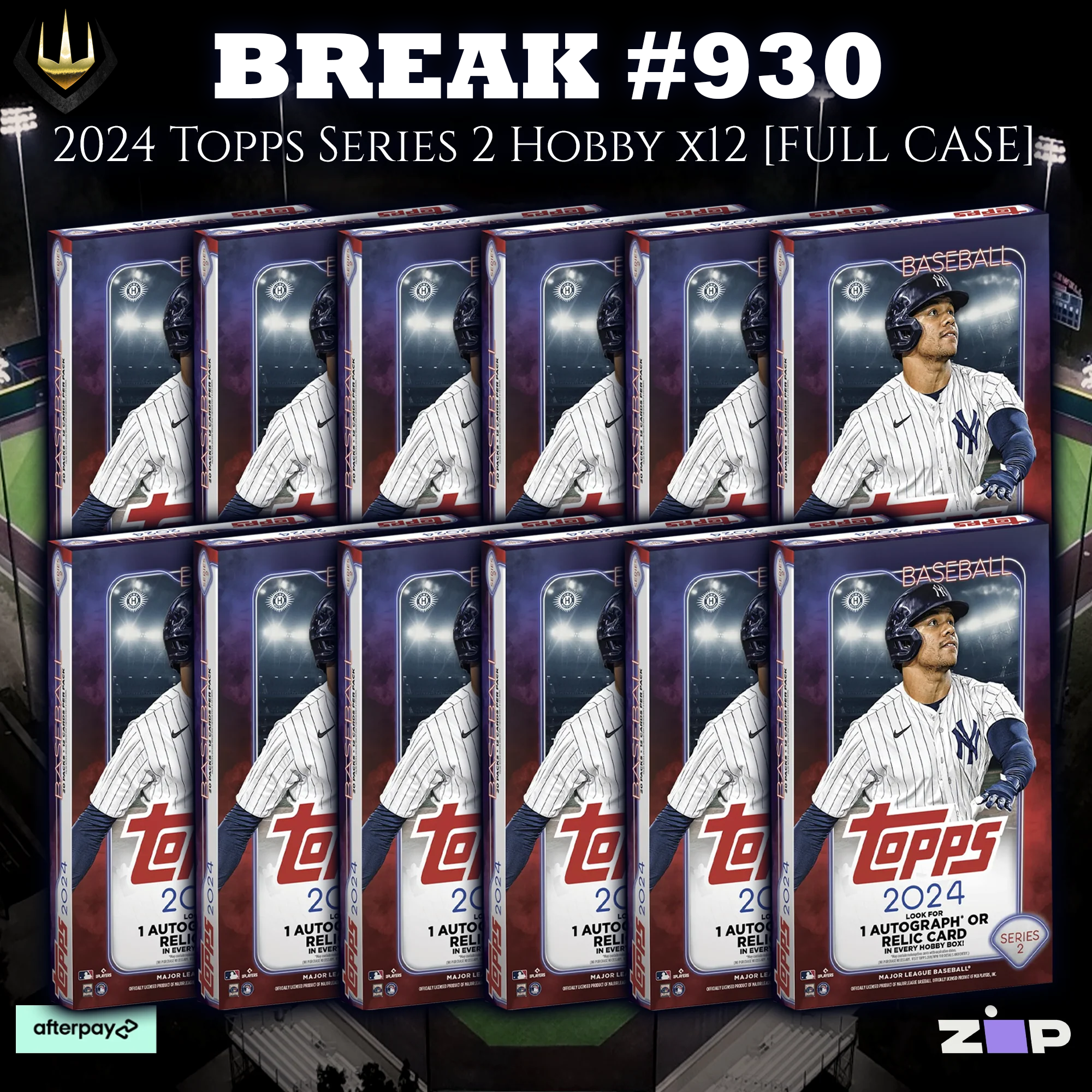 #930 2024 Topps Series 2 Baseball Hobby x12 (FULL CASE) [Pick Your Team]