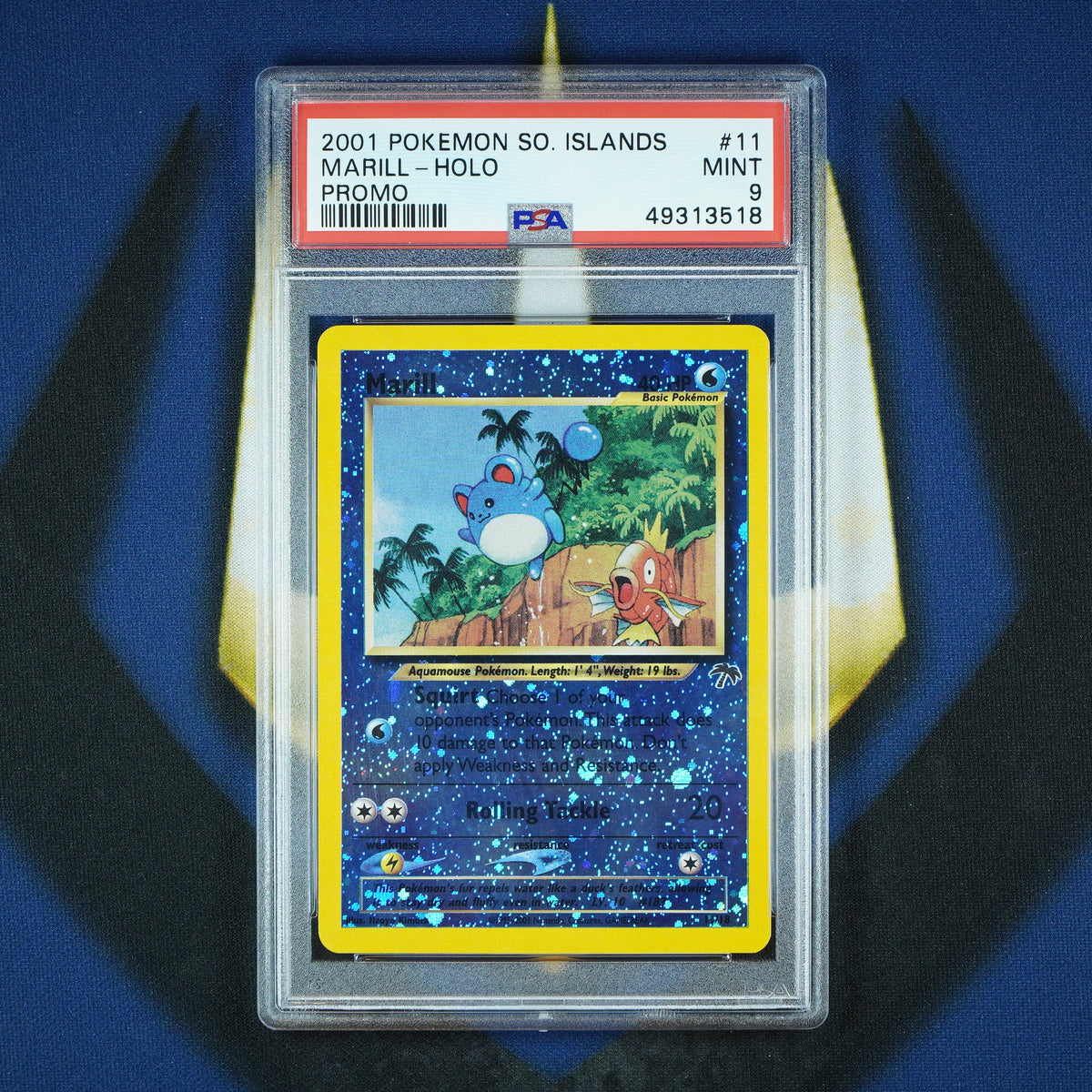 Marill Holo Pokemon Southern Islands Promo #11 [PSA 9]