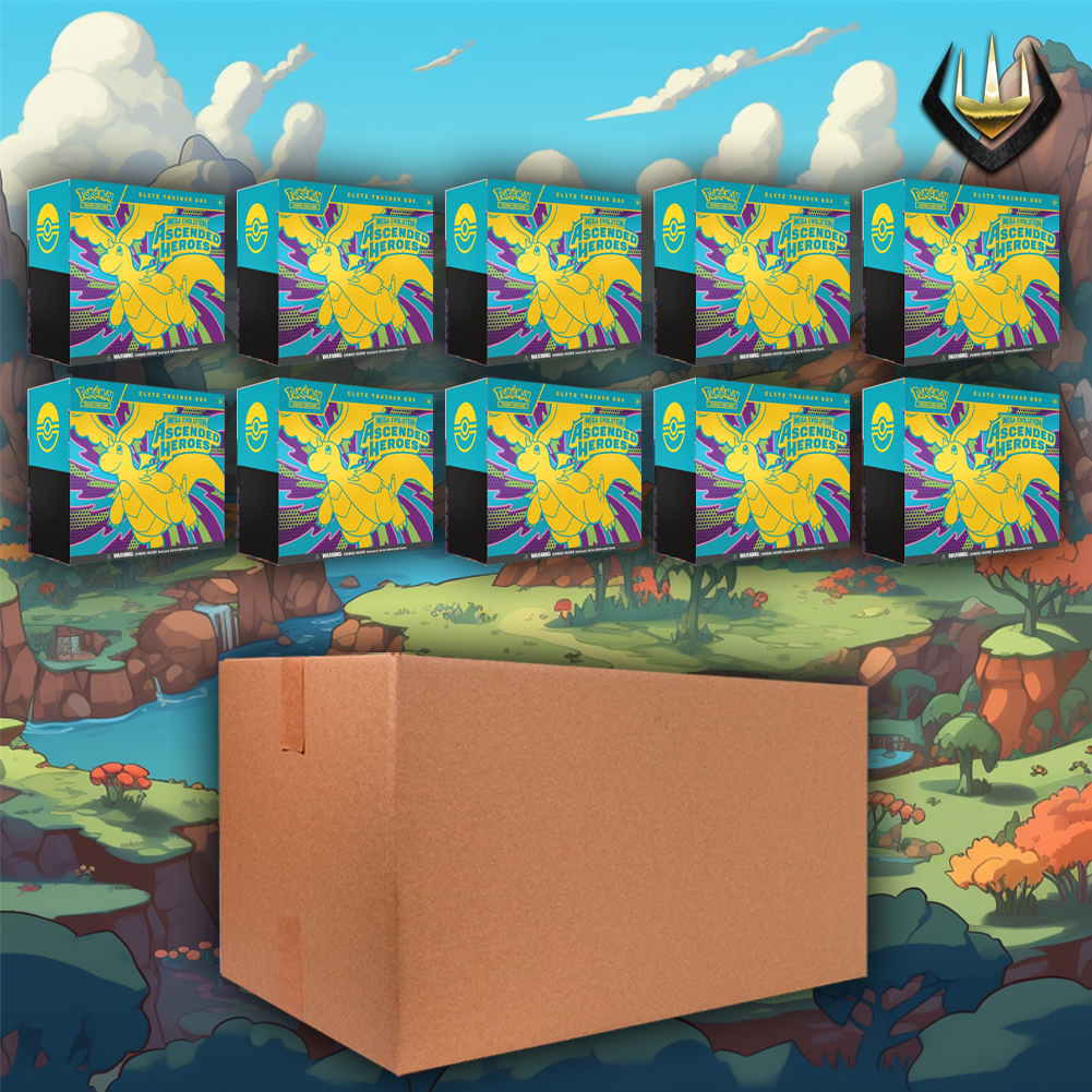 Ascended Heroes Pokemon ETB Elite Trainer Box Case [10 Boxes/Case]