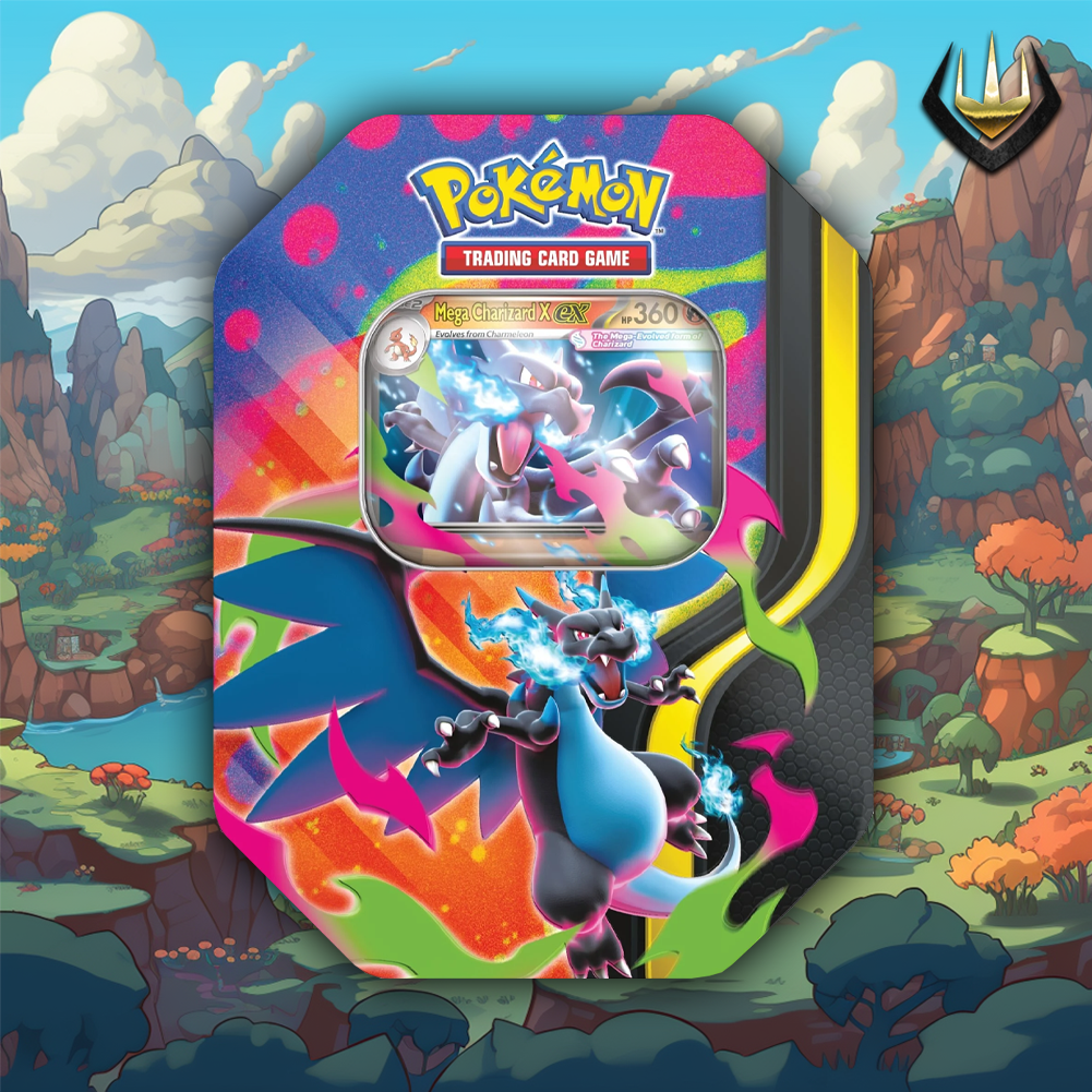 Mega Charizard X Ex Pokemon Display Tin