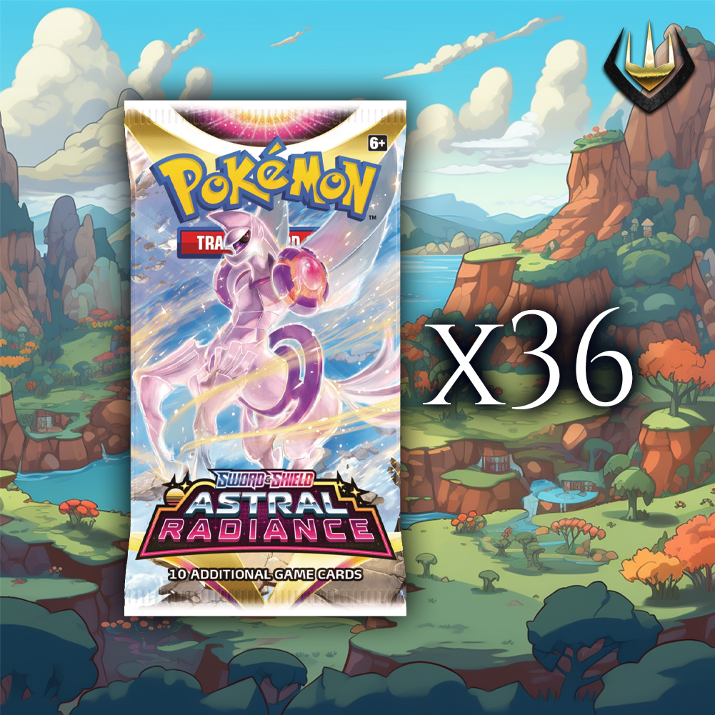 36x Astral Radiance Pokemon Booster Pack Lot