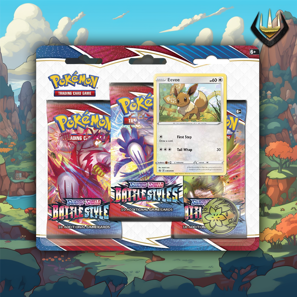 Battle Styles Pokemon Checklane Blister [3 Packs]