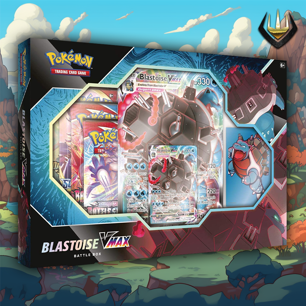 Blastoise VMAX Pokemon Battle Box