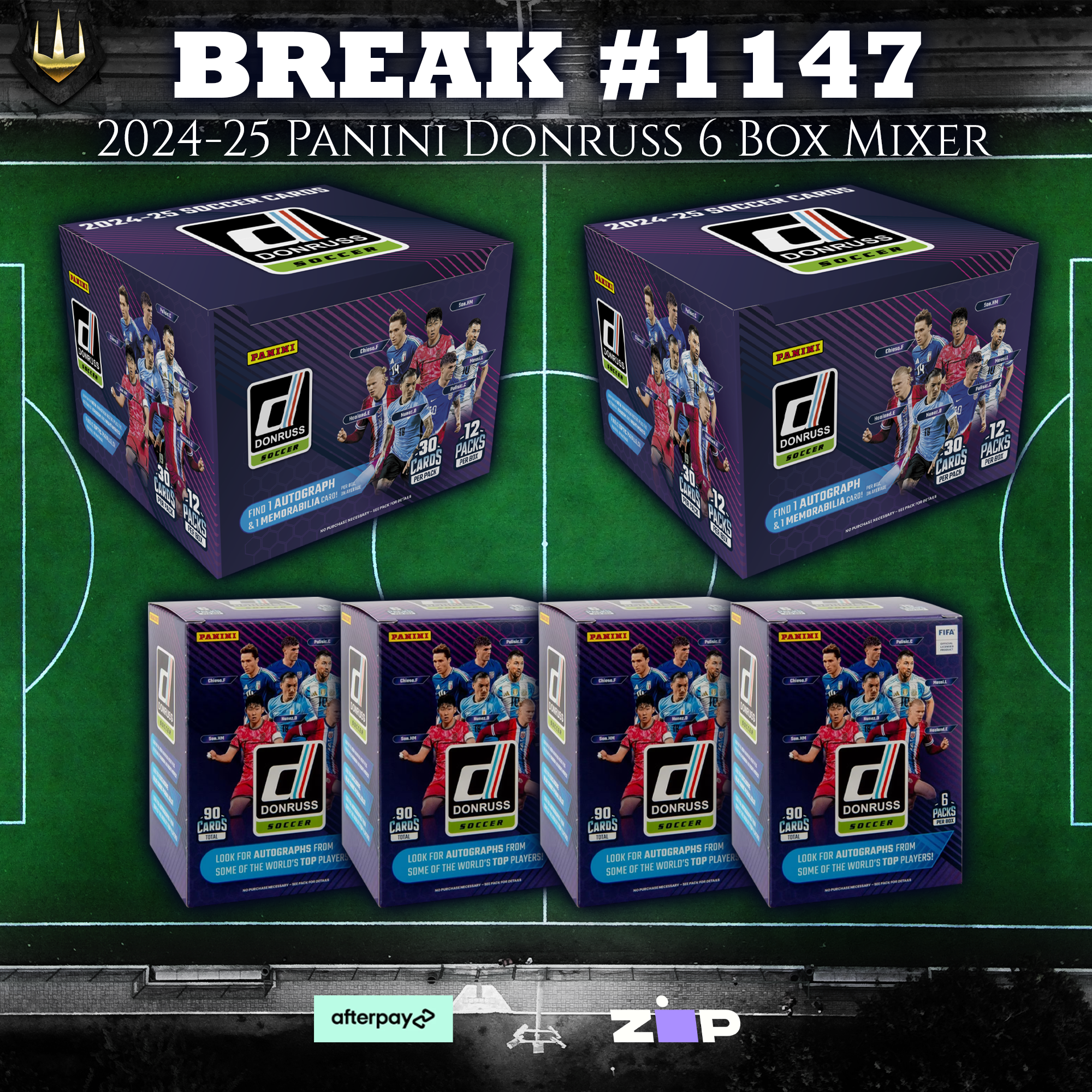 #1147 2024-25 Panini Donruss Soccer Hobby x2 + Donruss Blaster x4 [Pick Your Team/Pick Your Player]