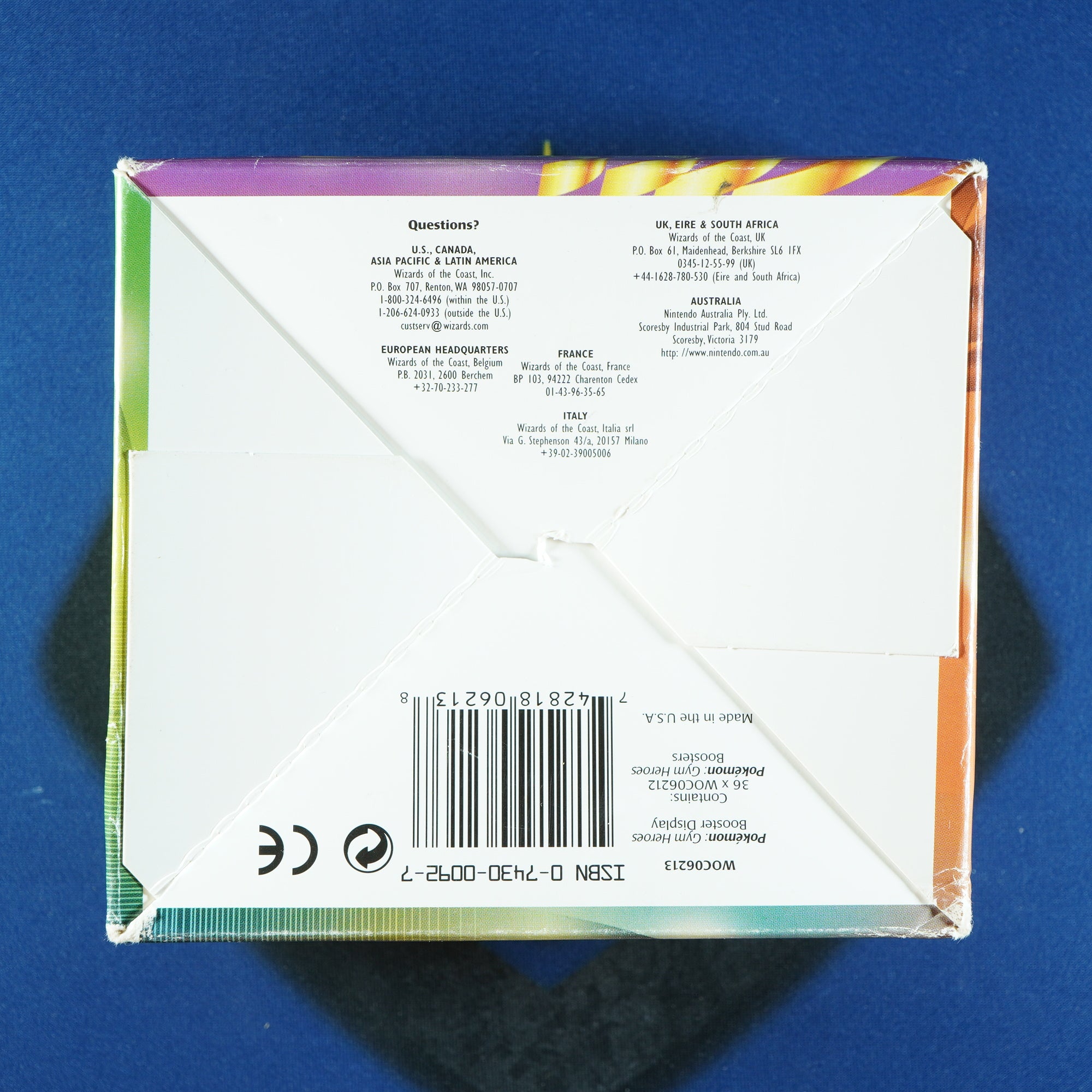 Gym Heroes 1ST EDITION Empty Box [With Acrylic Case]