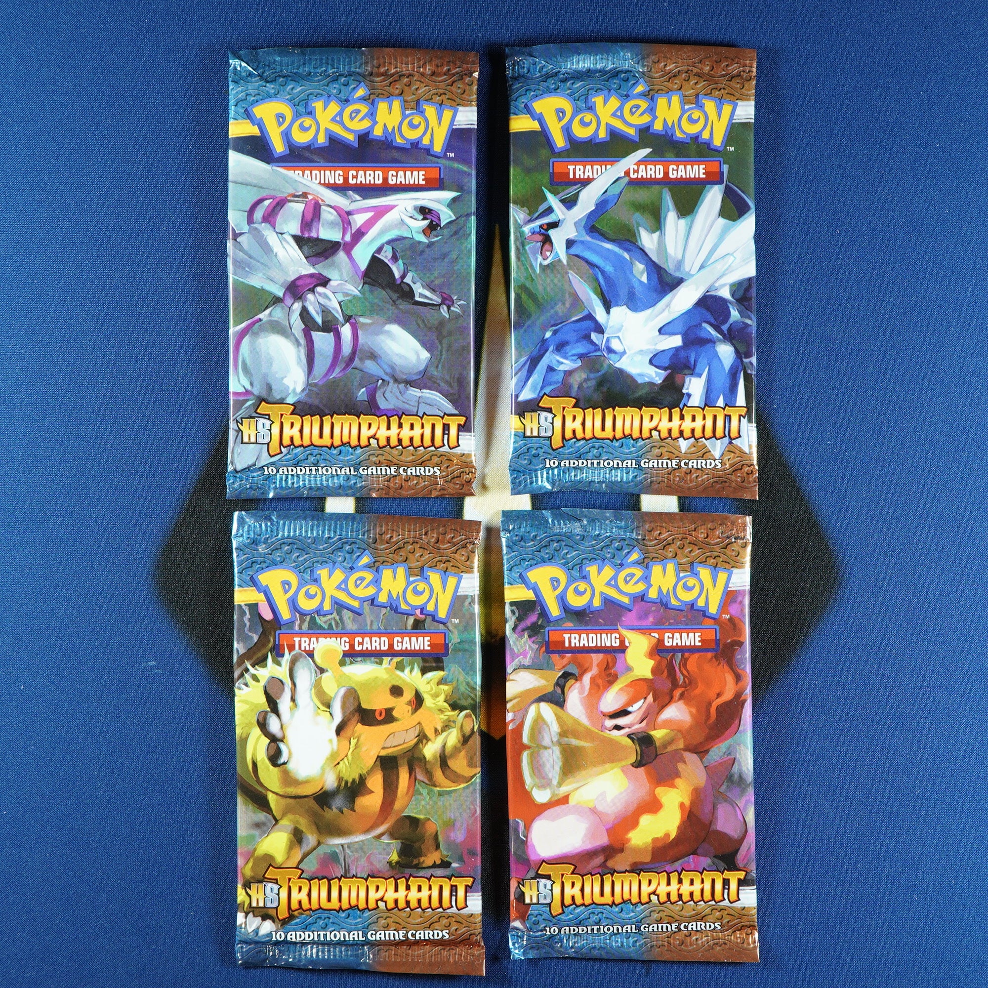 HGSS TRIUMPHANT Booster Pack Art Set [Empty]