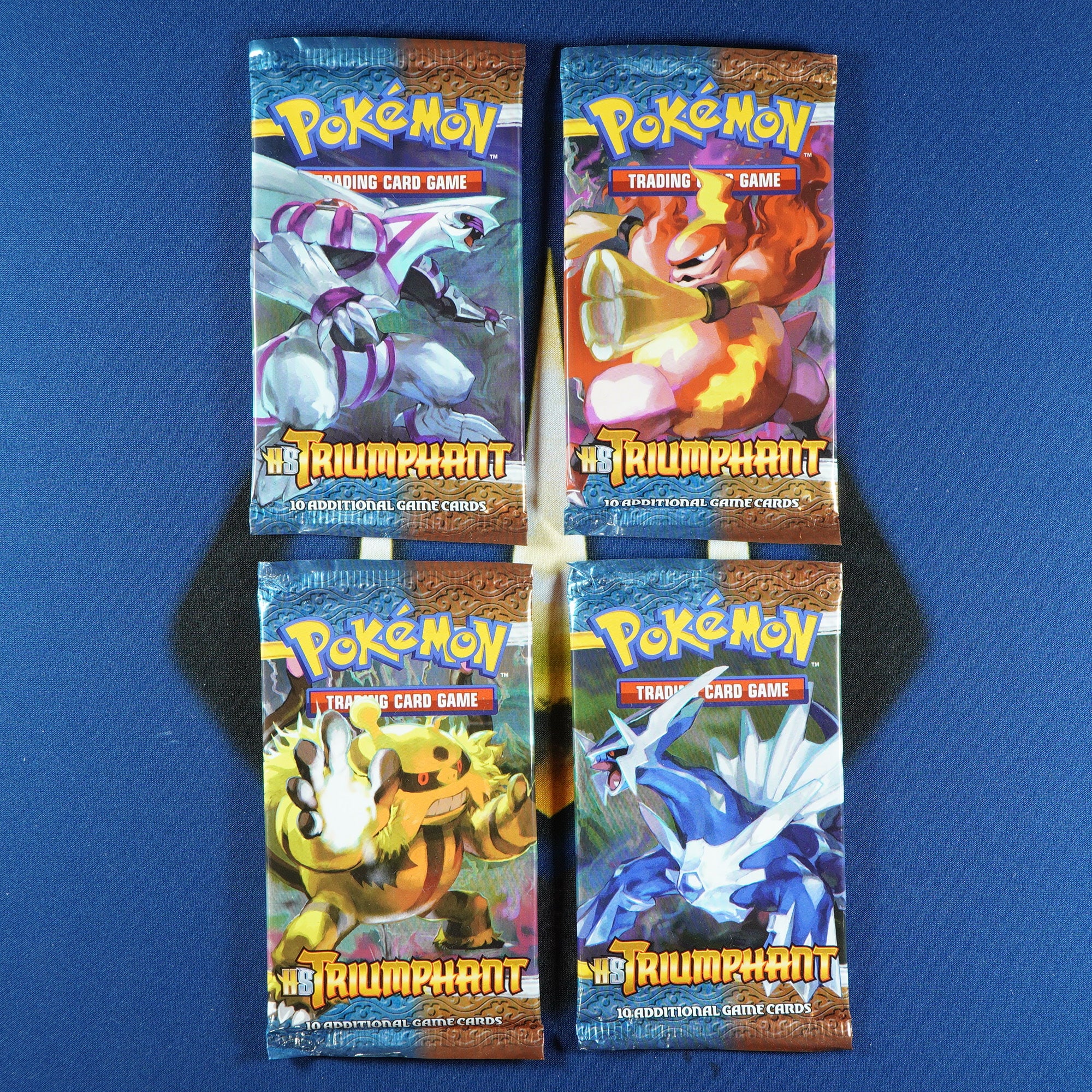 HGSS TRIUMPHANT Booster Pack Art Set [Empty]