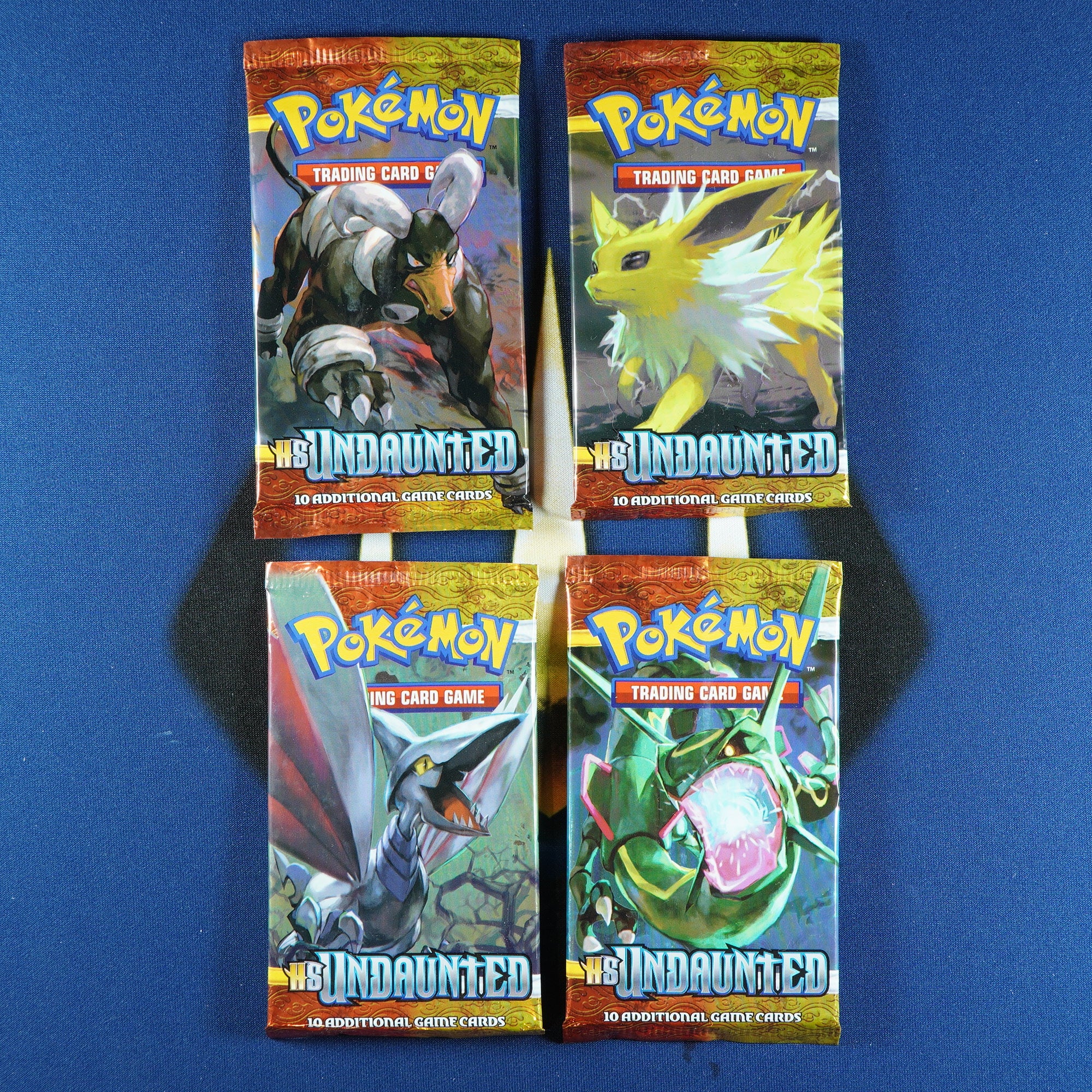 HGSS UNDAUNTED Booster Pack Art Set [Empty]