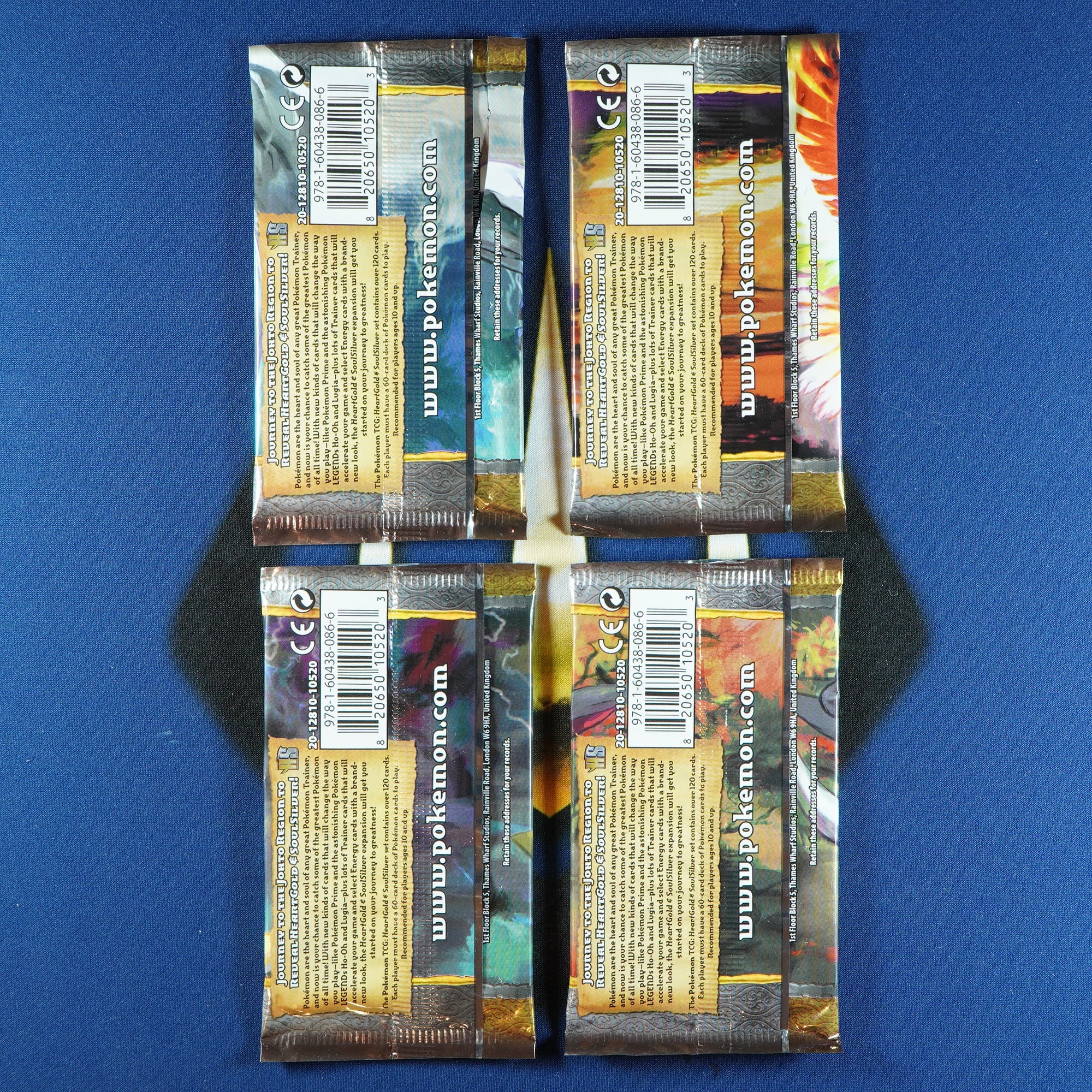 Heart Gold Soul Silver BASE SET Booster Pack Art Set [Empty]