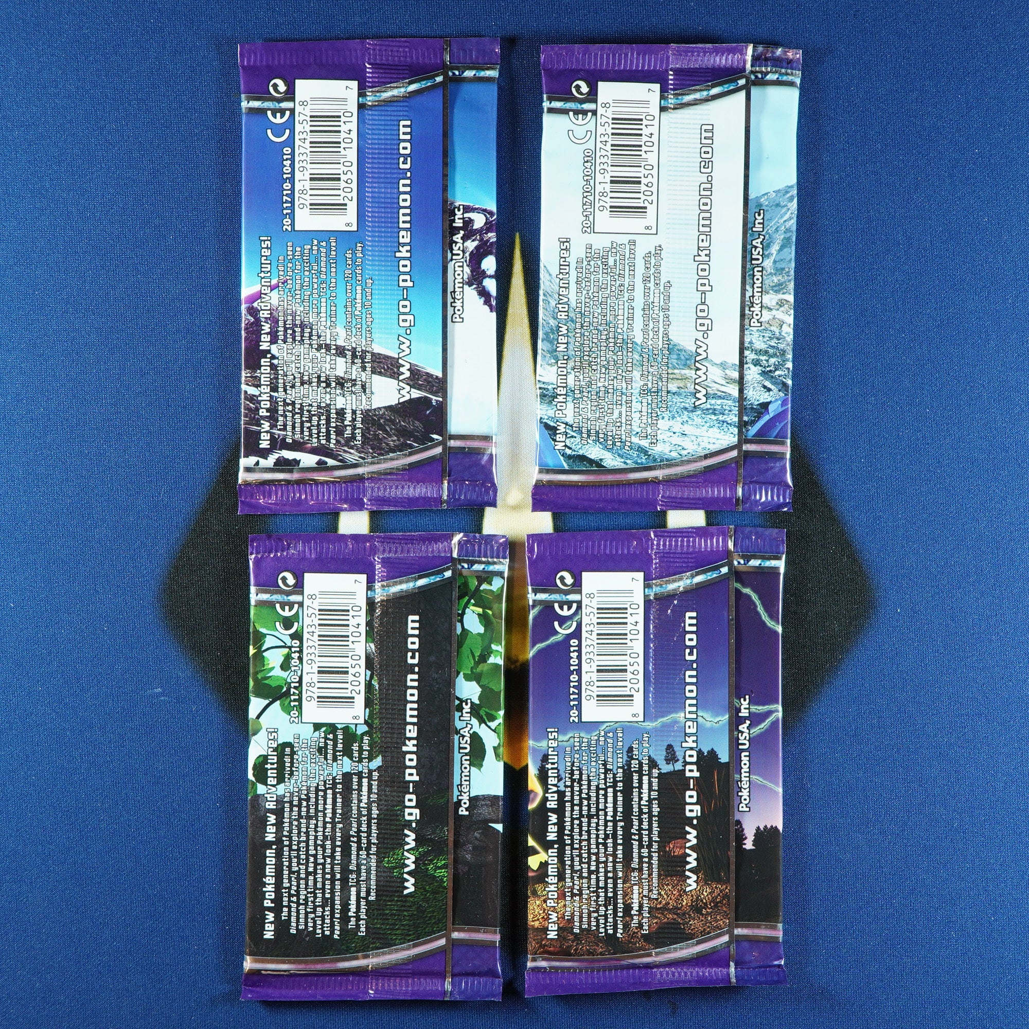 Diamond & Pearl BASE SET Booster Pack Art Set [Empty]