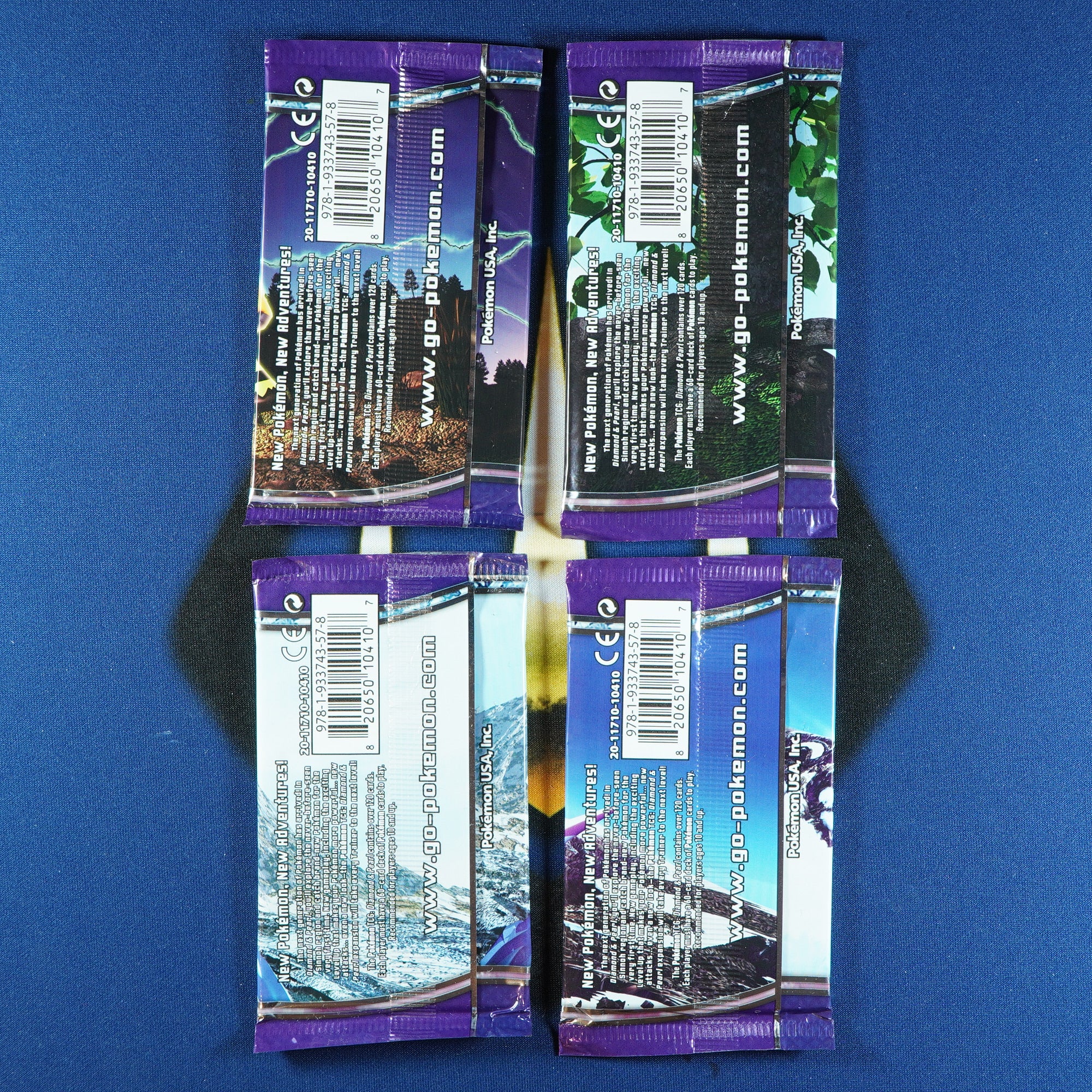 Diamond & Pearl BASE SET Booster Pack Art Set [Empty]