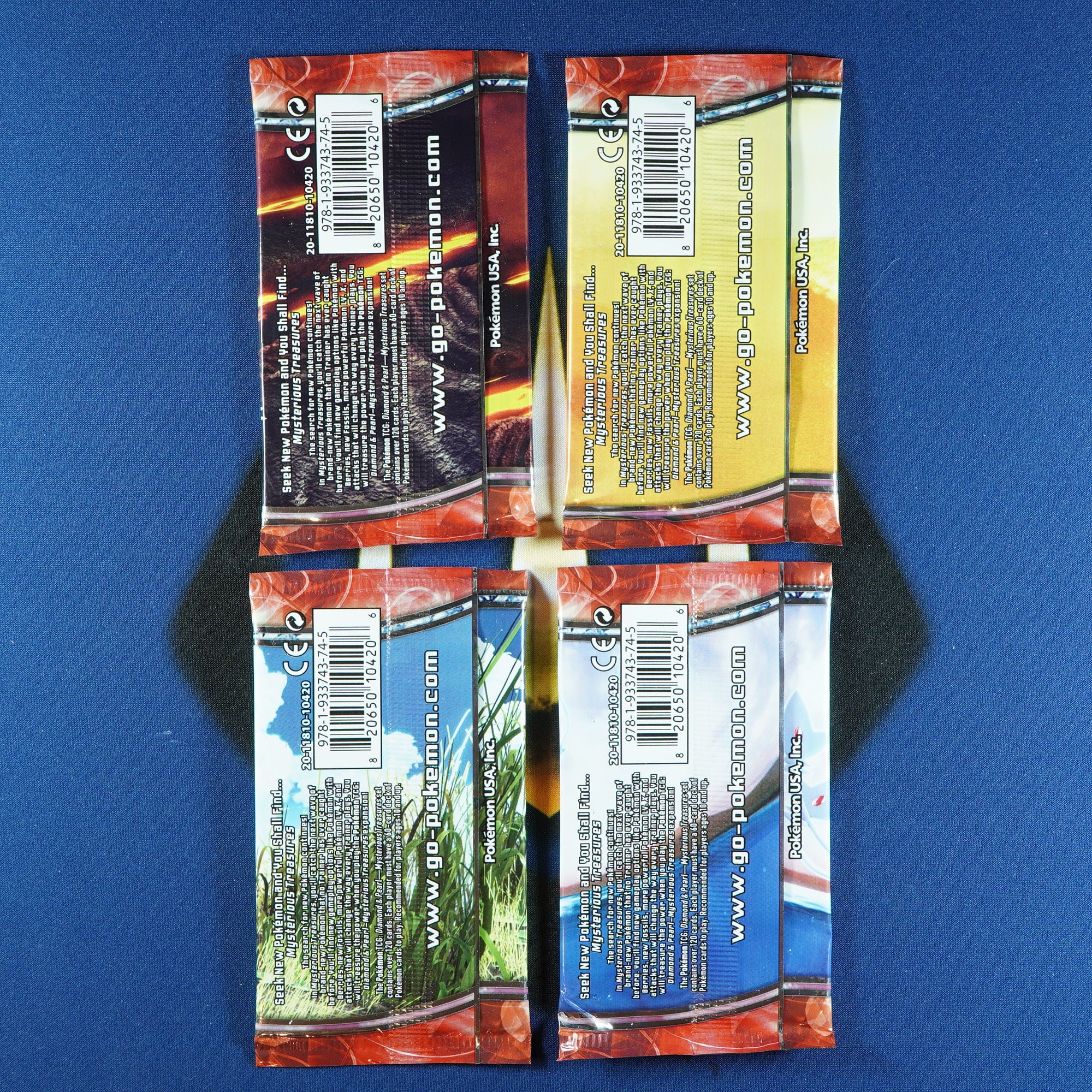 Diamond & Pearl MYSTERIOUS TREASURES Booster Pack Art Set [Empty]