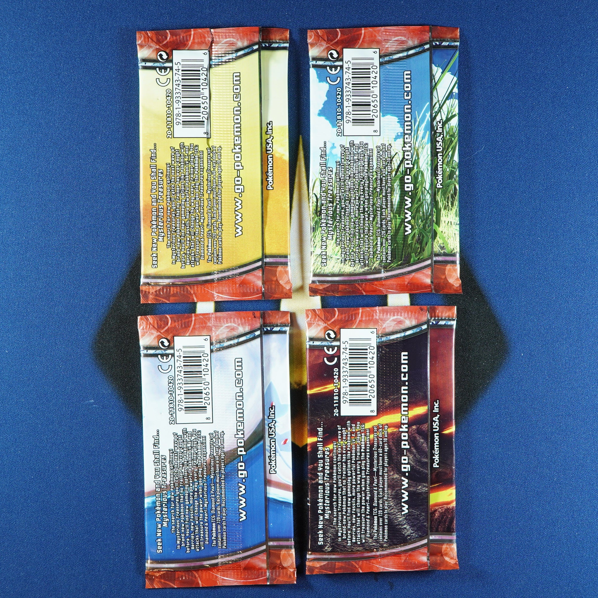 Diamond & Pearl MYSTERIOUS TREASURES Booster Pack Art Set [Empty]