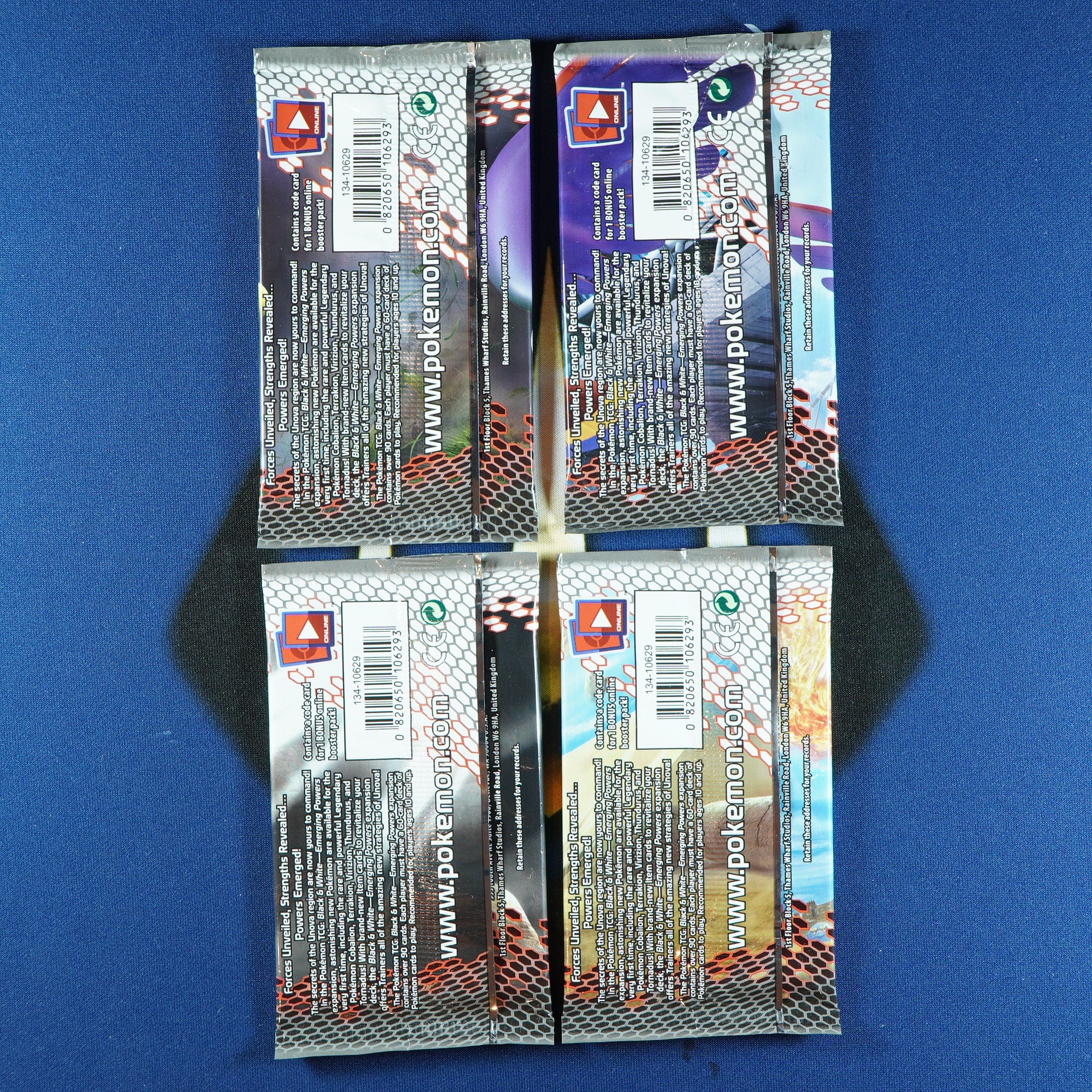 Black & White EMERGING POWERS Booster Pack Art Set [Empty]