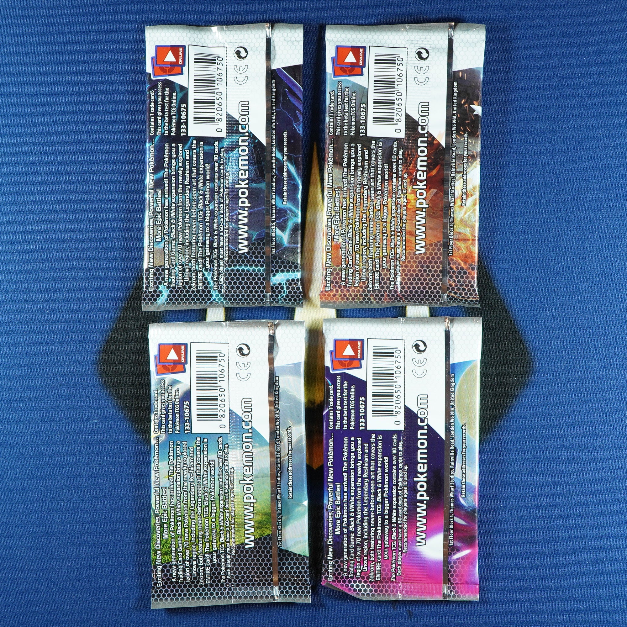 Black & White BASE SET Booster Pack Art Set [Empty]