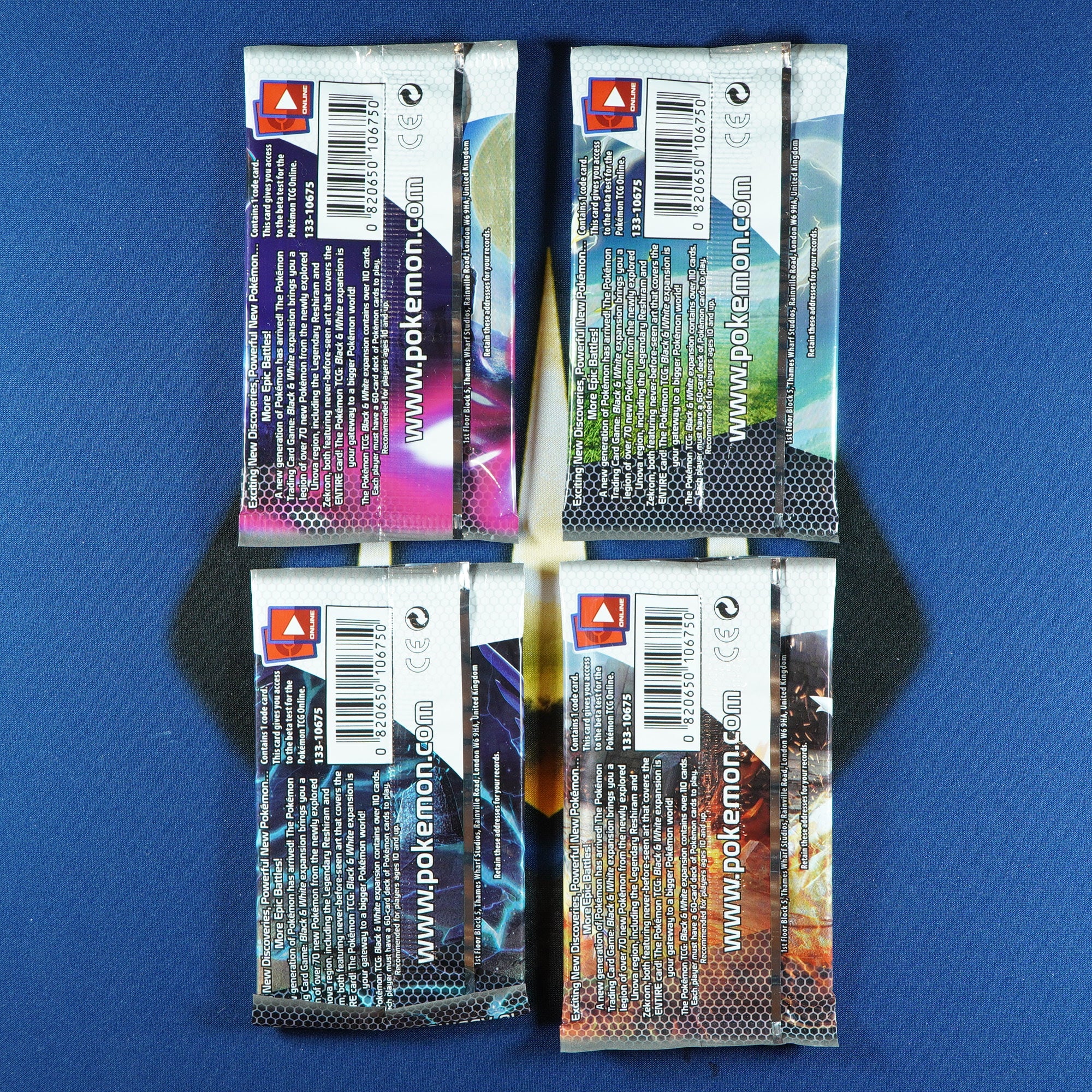 Black & White BASE SET Booster Pack Art Set [Empty]