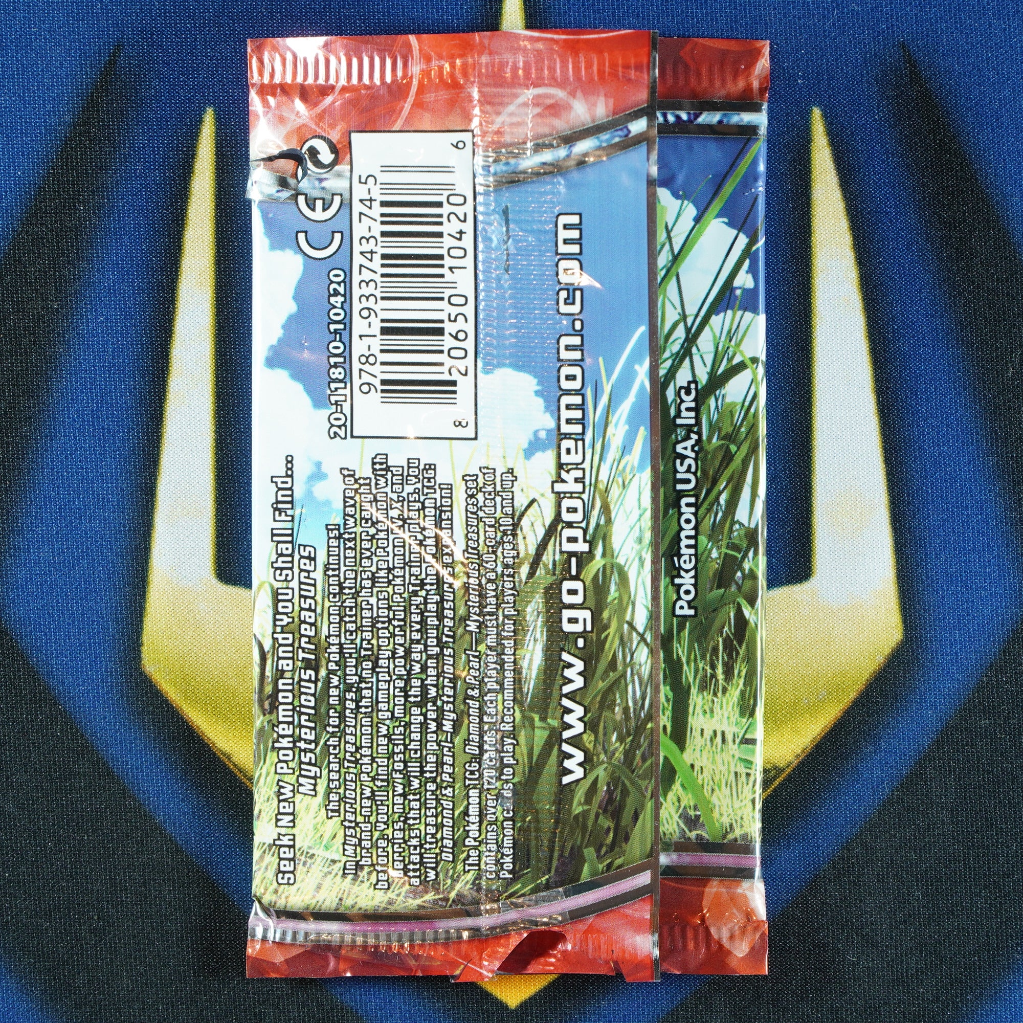Diamond & Pearl MYSTERIOUS TREASURES Toxicroak Booster Pack [Empty]
