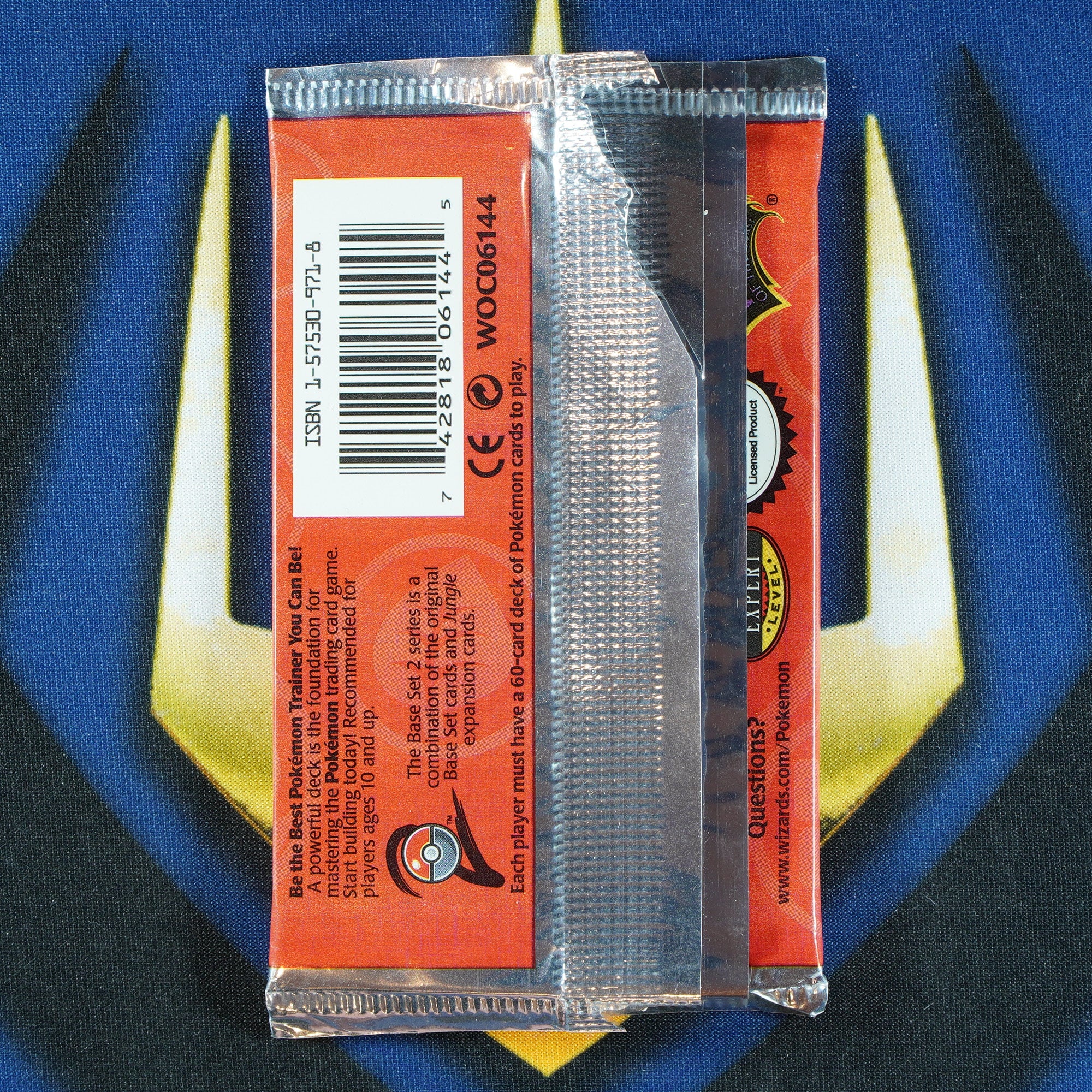 Base Set 2 UNLIMITED EDITION Mewtwo Booster Pack [Empty]