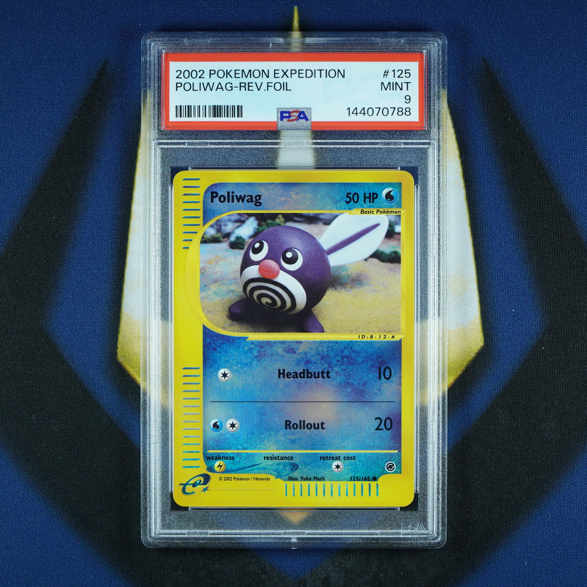 Poliwag Expedition 2002 Reverse Holo 125/165 [PSA 9] POP 39