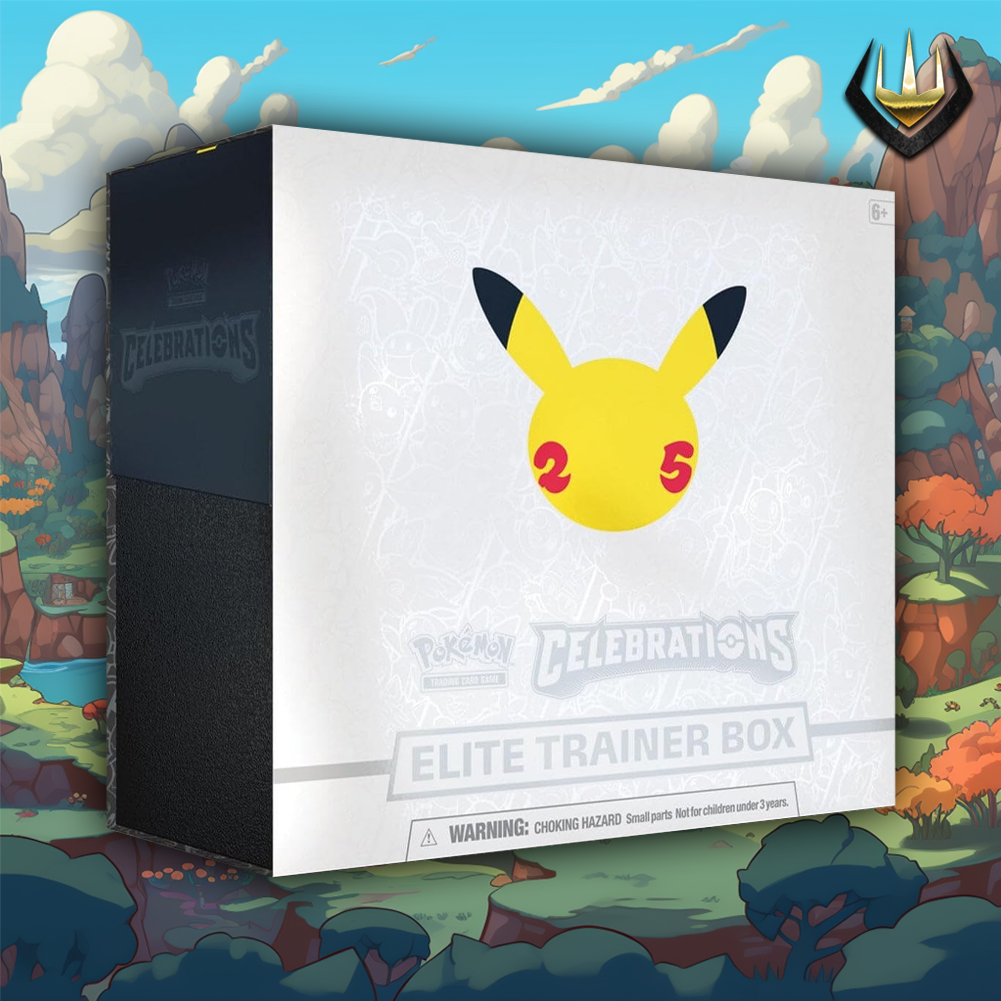 Celebrations Pokemon ETB Elite Trainer Box Celebrations Pokemon ETB Elite Trainer Box