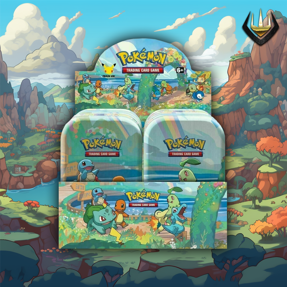 Celebrations Pokemon Mini Tin Sealed Display Box [8 Mini Tins]