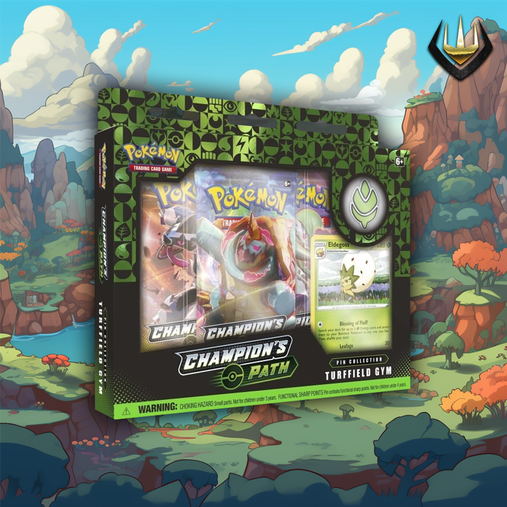 Champion's Path Pokemon Pin Collections [Turffield Gym - Eldegoss]