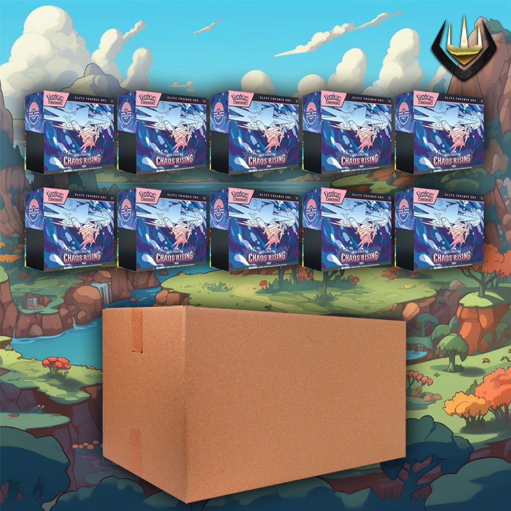 Chaos Rising Pokemon ETB Elite Trainer Box Case [10 Boxes/Case]