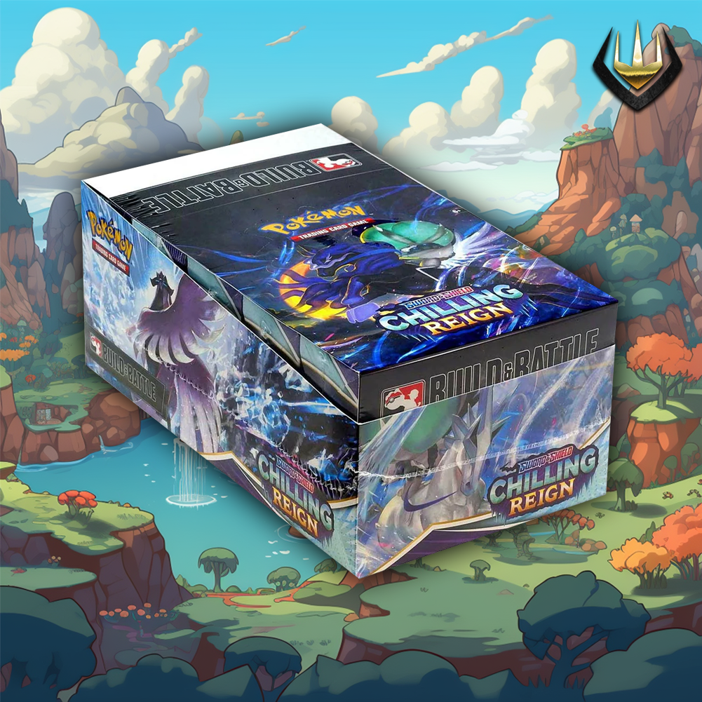 Chilling Reign Pokemon Build & Battle Display [10 Boxes/Display]