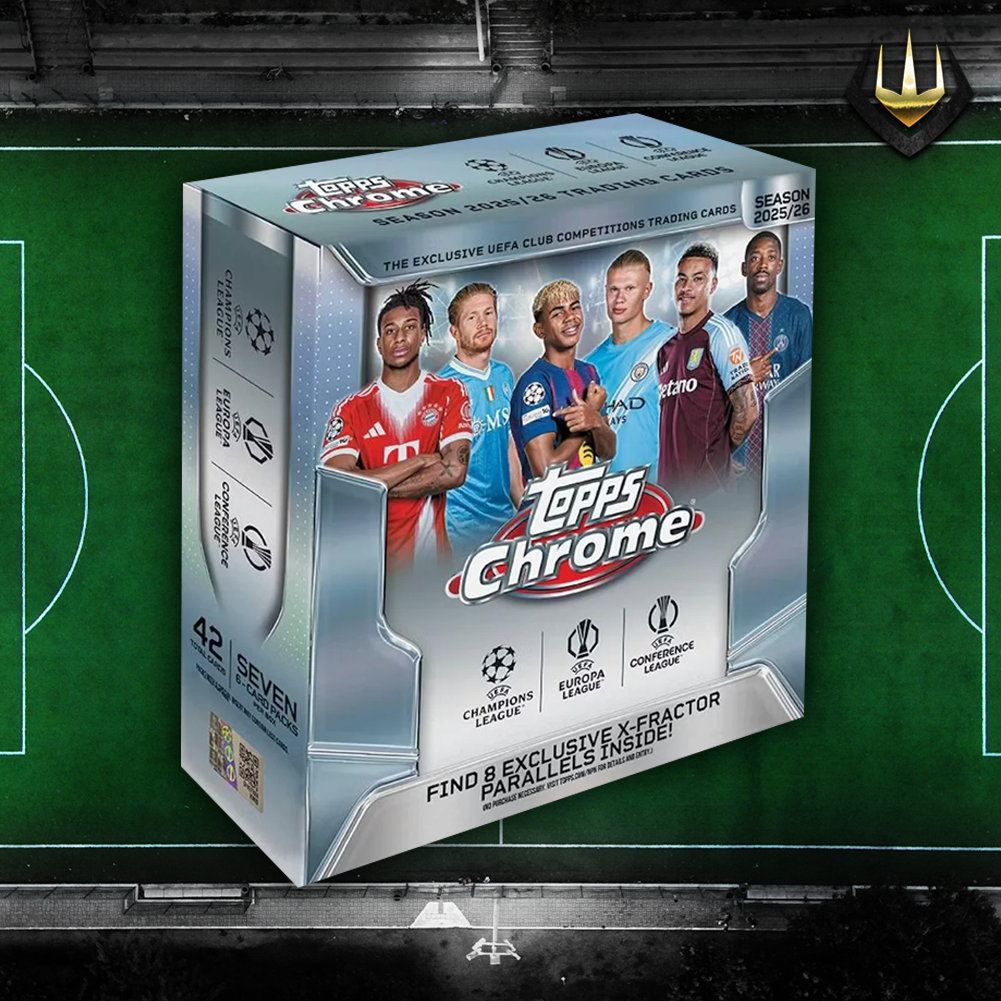 2025-26 Topps Chrome UEFA Soccer Mega Box