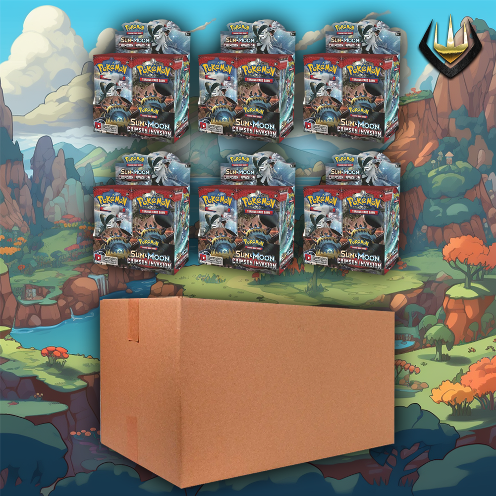 Crimson Invasion Pokemon Sealed Case [6 Booster Boxes/Case]