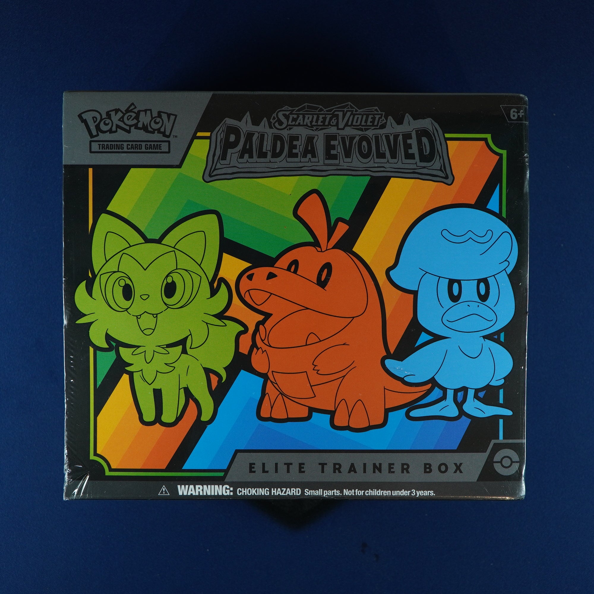 Paldea Evolved Pokemon ETB Elite Trainer Box [Corner Damage & Shrink Tears]