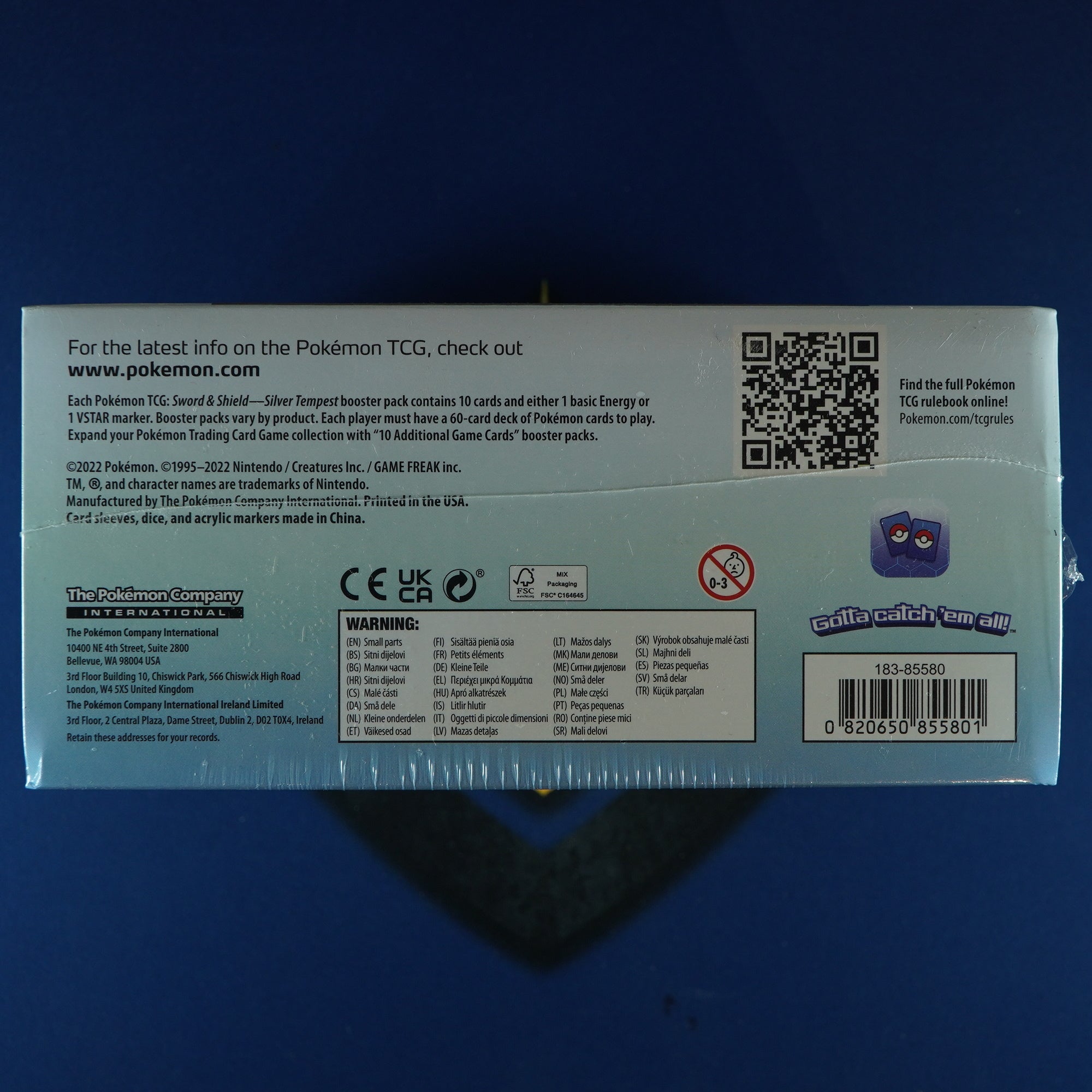 Silver Tempest Pokemon ETB Elite Trainer Box [Shrink Damage]