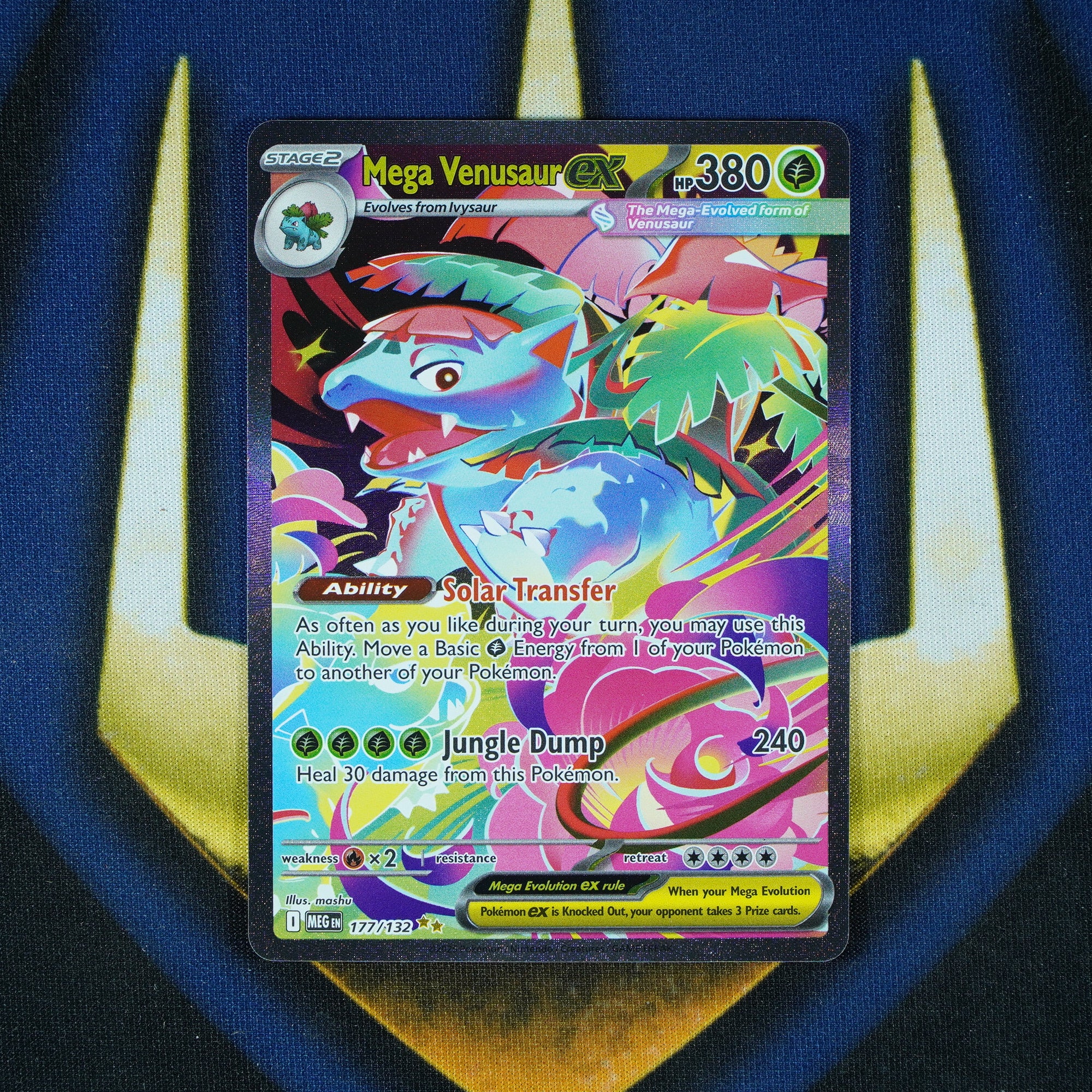Mega Venusaur ex Mega Evolution Special Illustration Rare 177/132 [Raw]