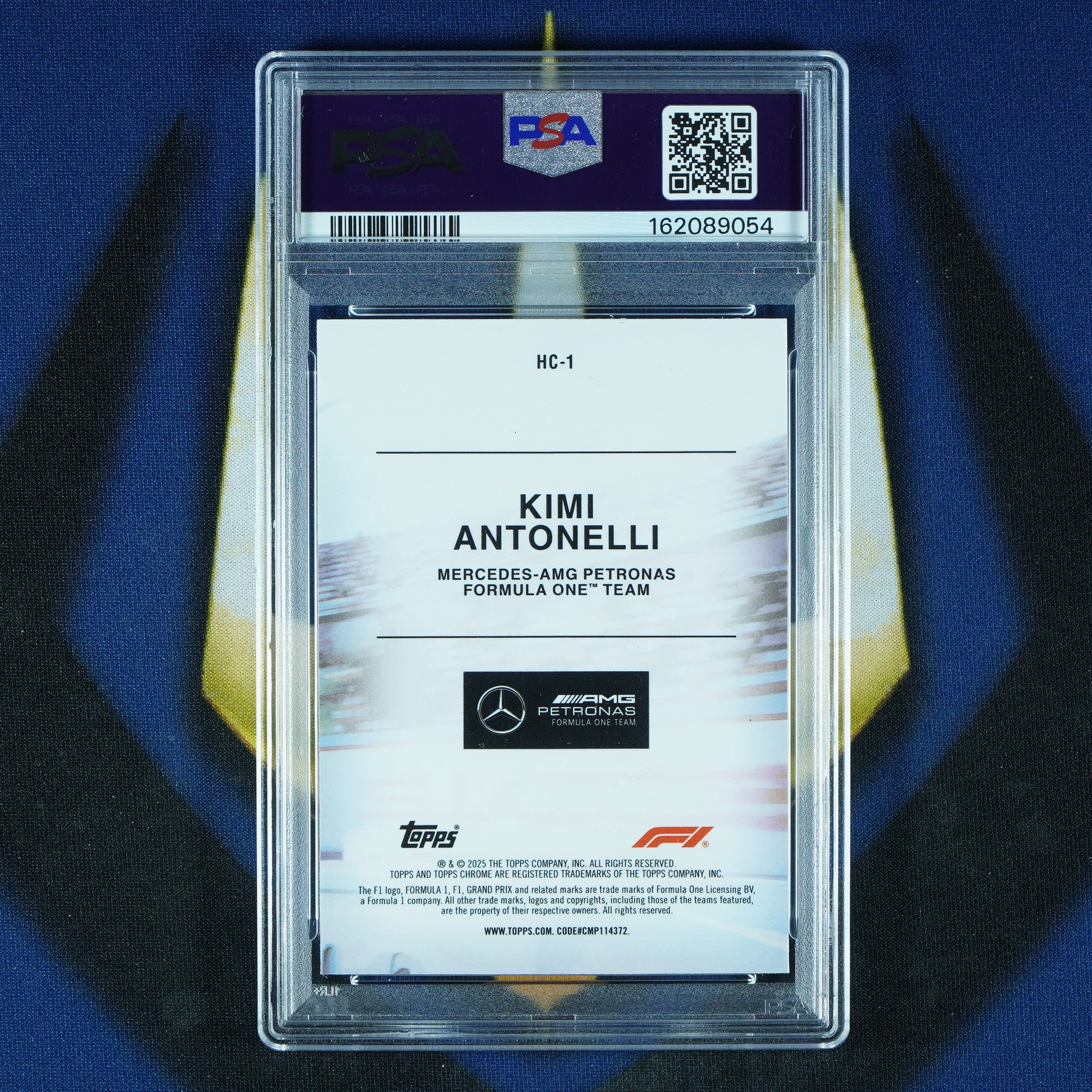 Kimi Antonelli 2025 Topps Chrome F1 Helmet Collection RC [PSA 9]